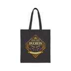 Glue Gun Duchess Tote Bag — "It's Still Hot!" Cotton Canvas Crafting Tote
