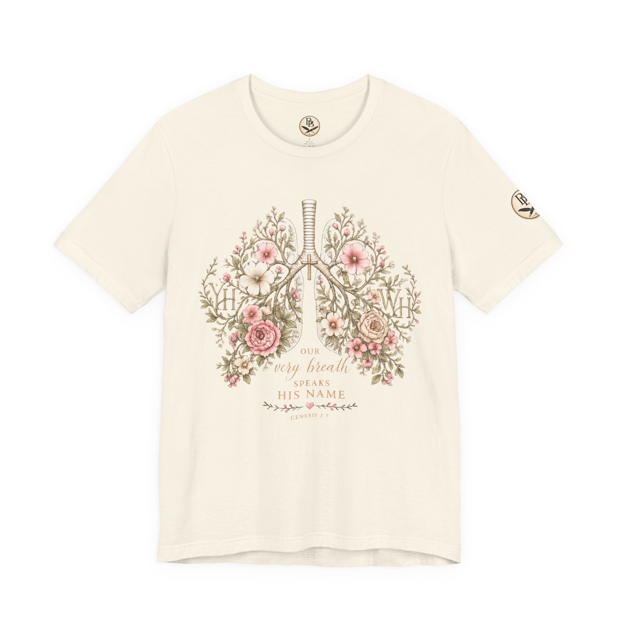 Every Breath Speaks His Name -- Genesis 2:7 (Botanical Lung Design)