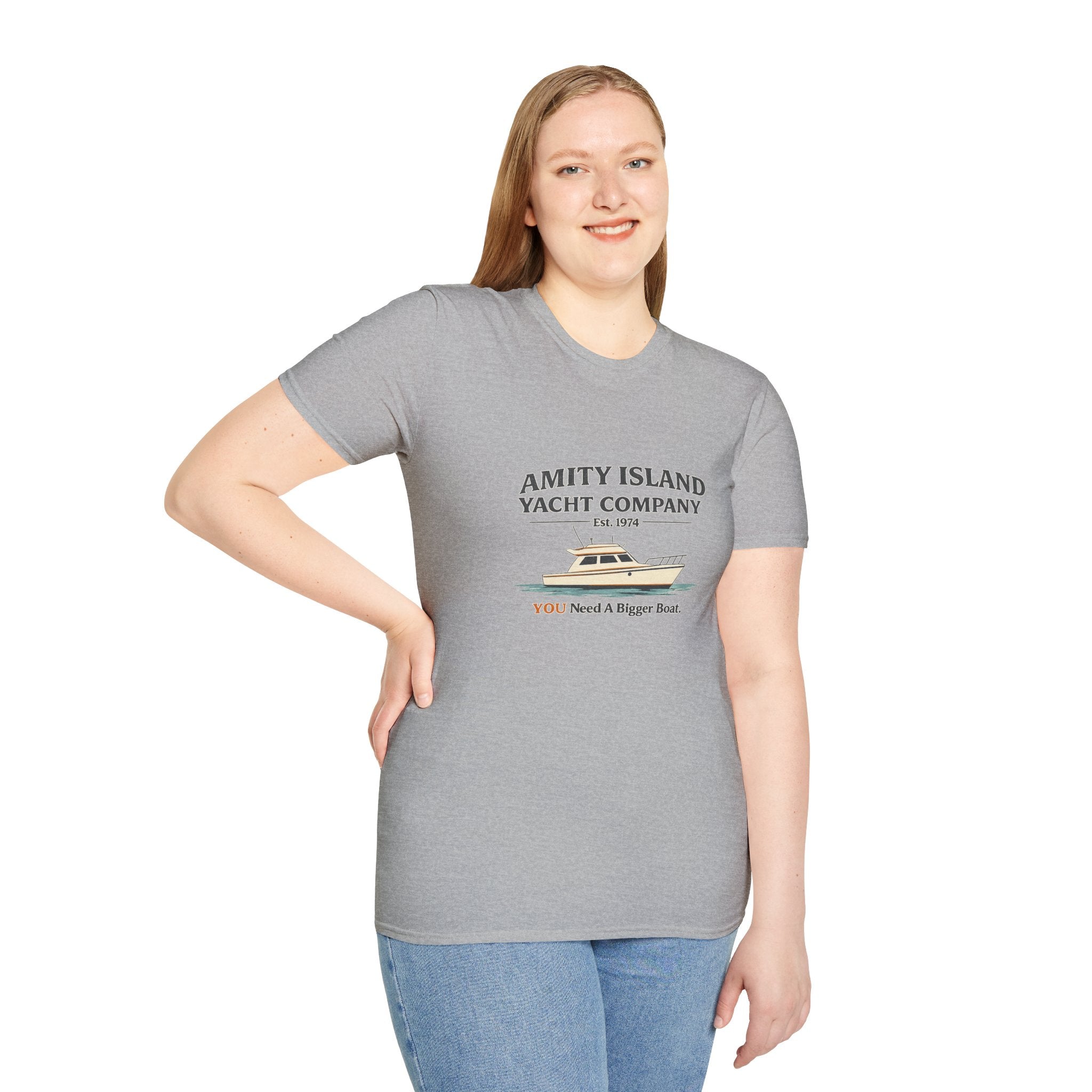 Amity Island Yacht Company T-Shirt — Vintage Literary Humor Tee