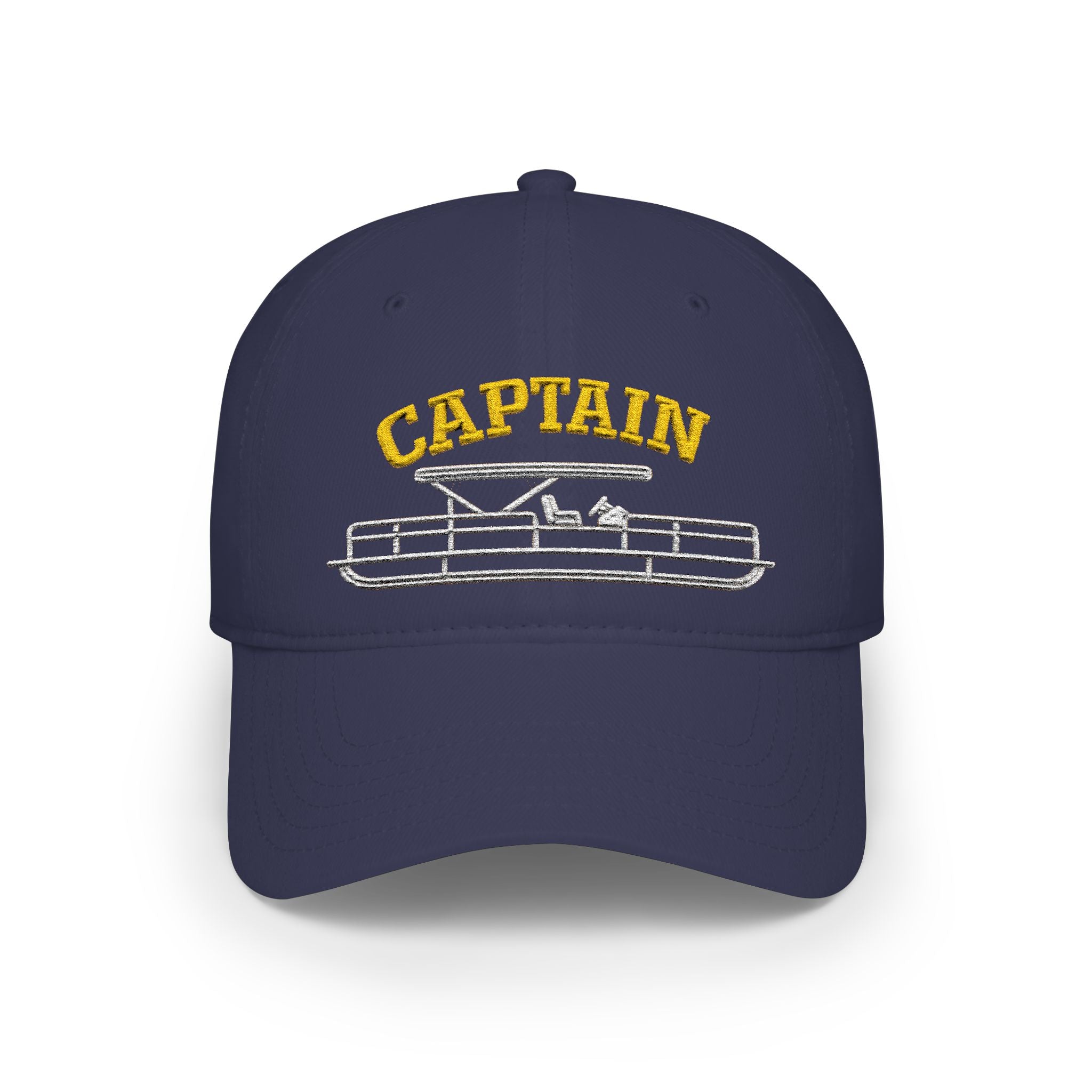 Pontoon Boat Captain Hat — Low Profile Baseball Cap