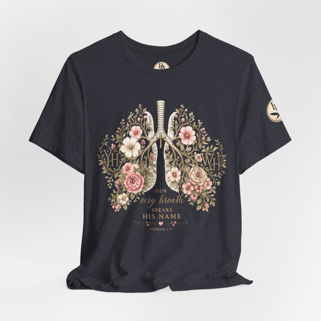 Every Breath Speaks His Name -- Genesis 2:7 (Botanical Lung Design)