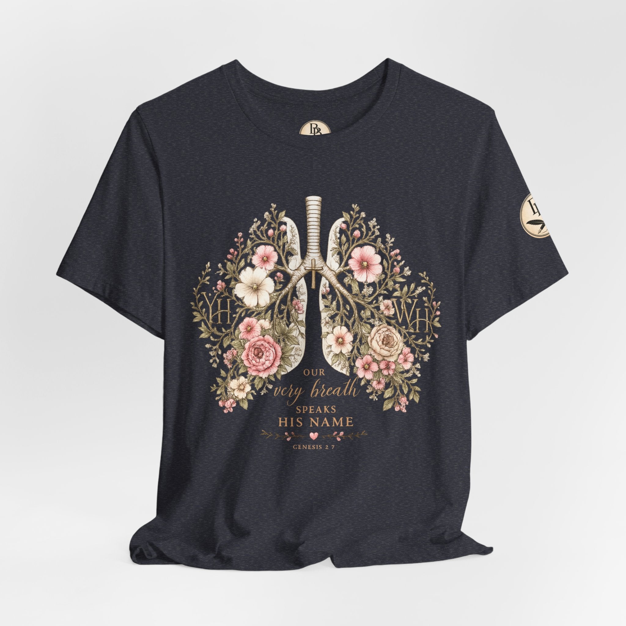 Every Breath Speaks His Name -- Genesis 2:7 (Botanical Lung Design)