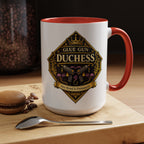 Glue Gun Duchess Coffee Mug — "Her Bond Is Permanent" Accent Ceramic Mug