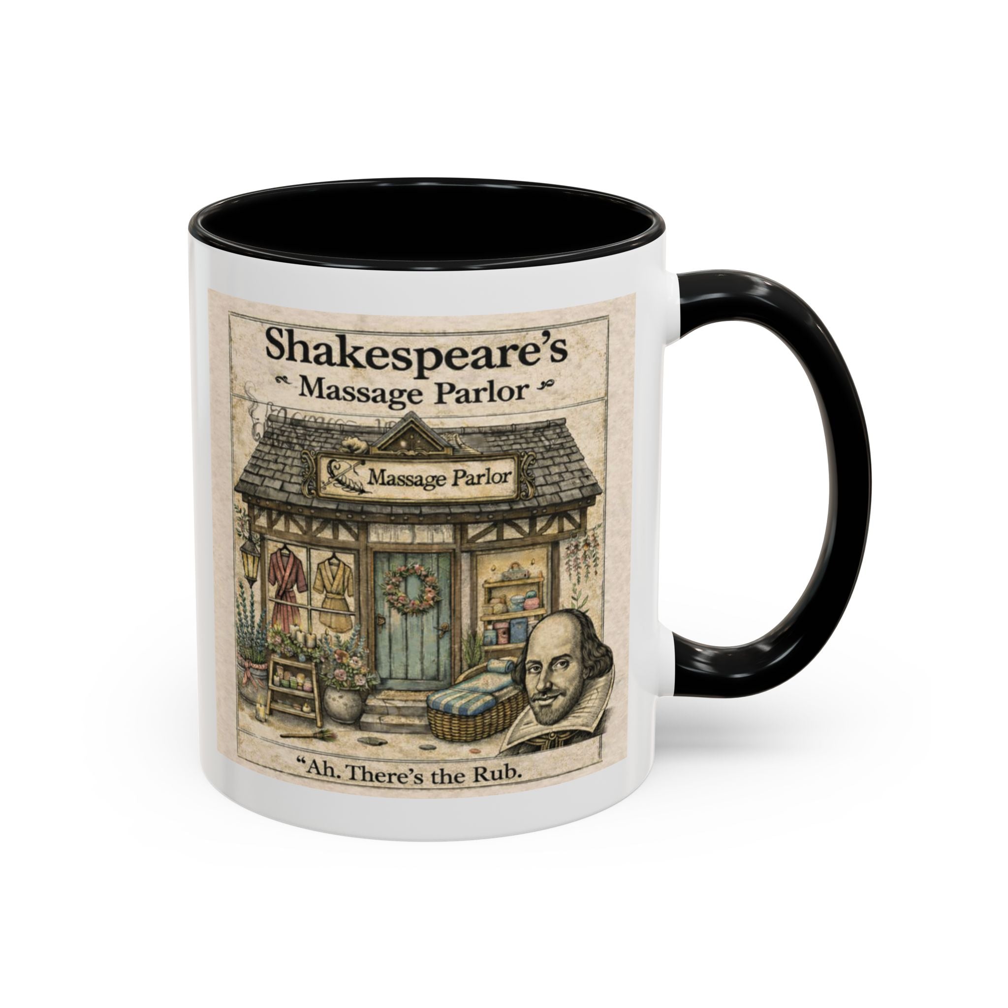 Shakespeare's Massage Parlor Mug