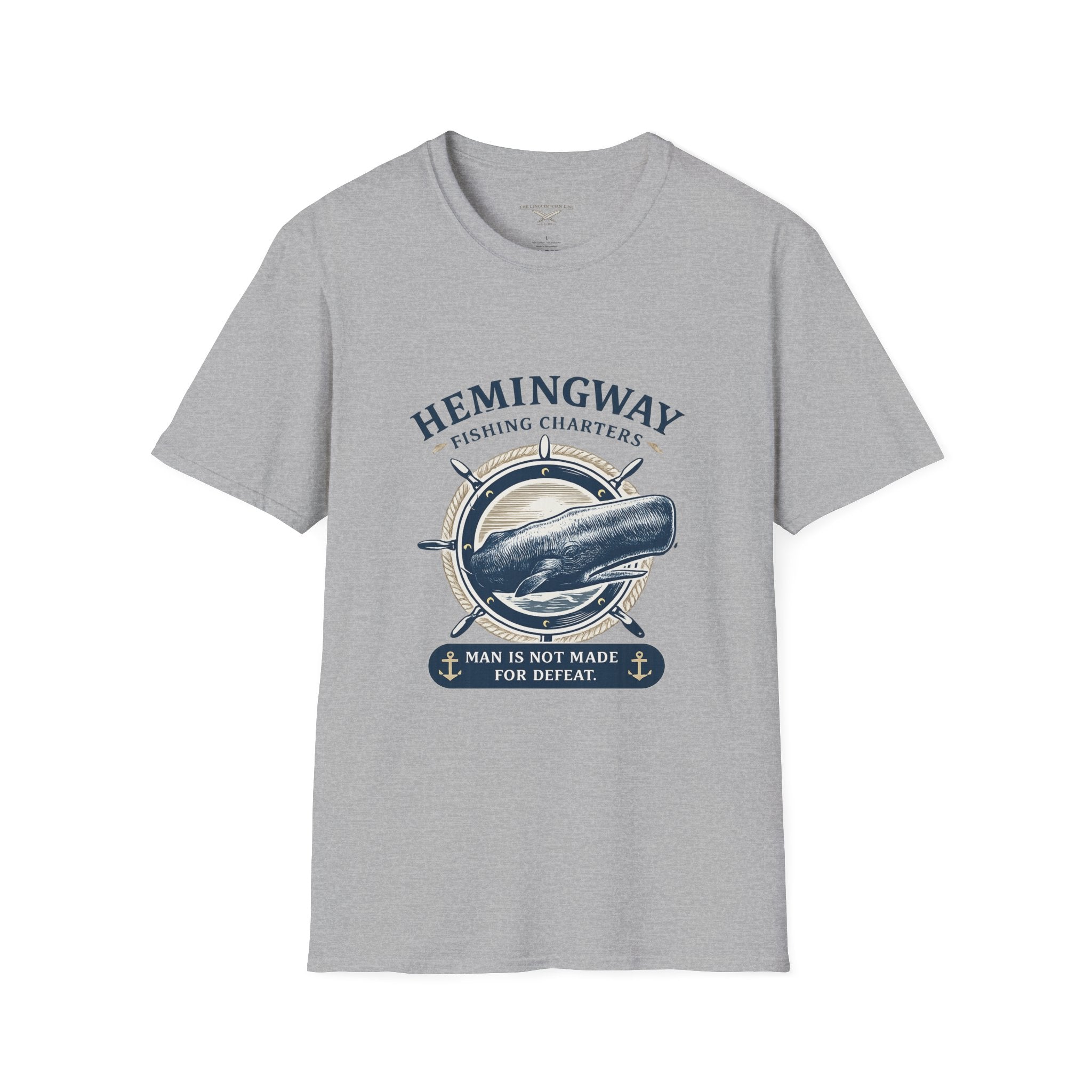 Hemingway Fishing Charters Tee – Vintage Literary Humor Tee