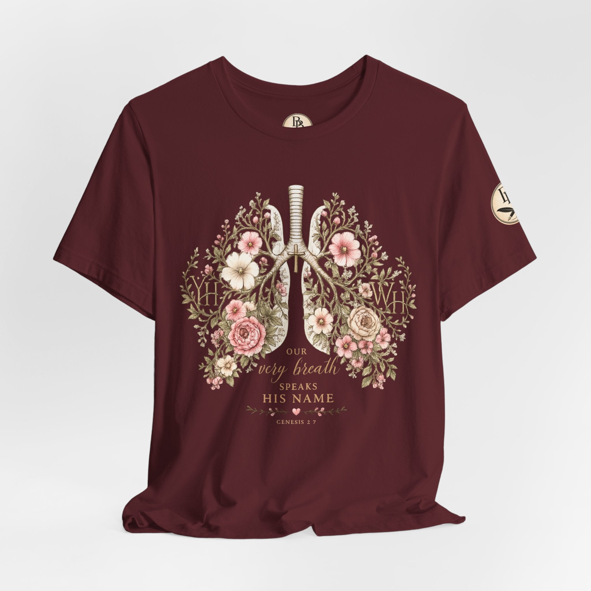 Every Breath Speaks His Name -- Genesis 2:7 (Botanical Lung Design)