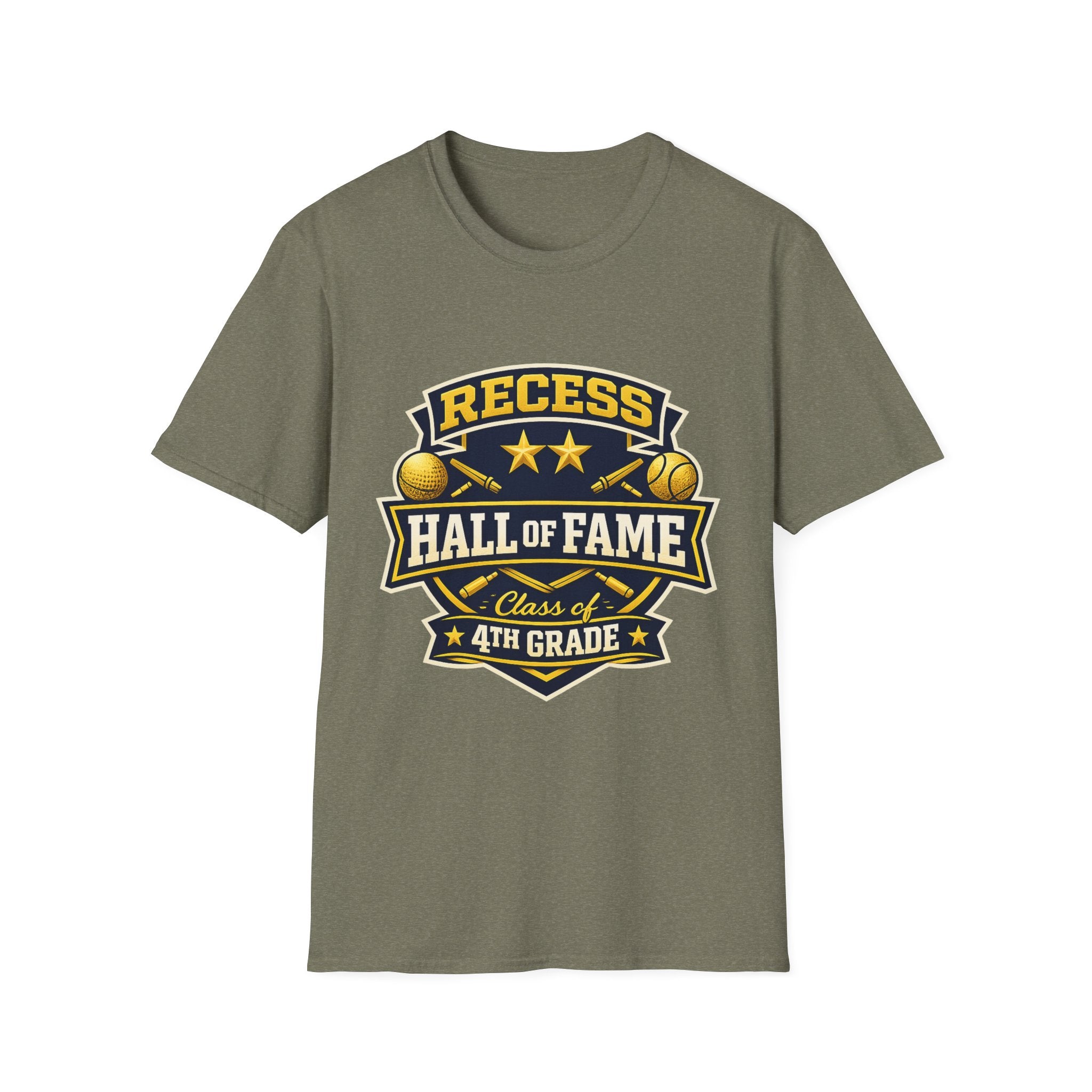 Recess Hall of Fame 4th Grade T-Shirt