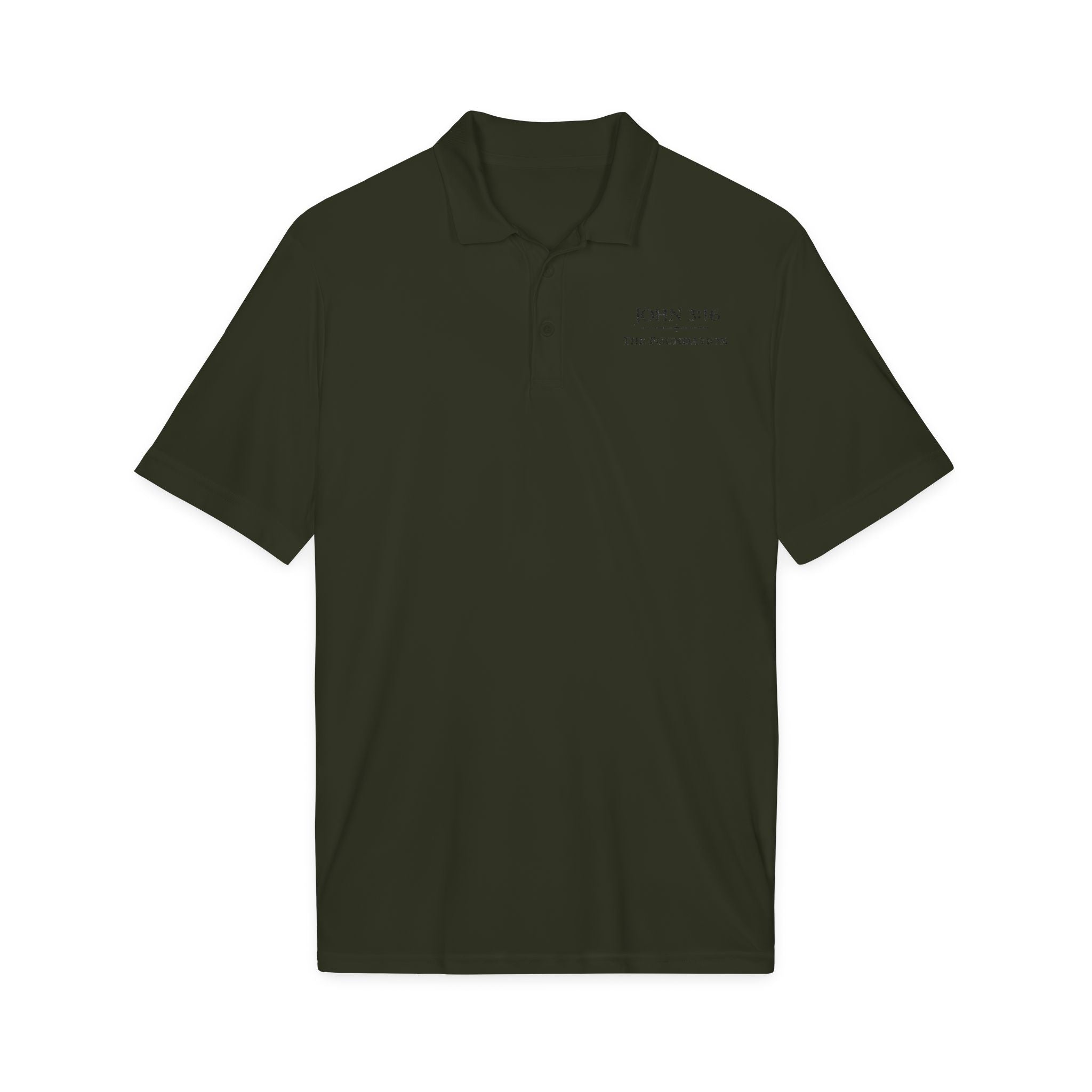 John 3:16 — Embroidered Polo   The Foundation Collection (Light colors)