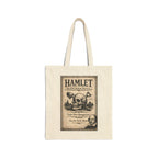 Hamlet Skull & Sexton Services Canvas Carry-All -- Vintage Literary Humor