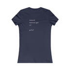 Lady of the Quilt Women's Tee – "Measured, Cut, Perfect" Quilting Shirt