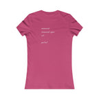 Lady of the Quilt Women's Tee – "Measured, Cut, Perfect" Quilting Shirt