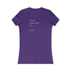Lady of the Quilt Women's Tee – "Measured, Cut, Perfect" Quilting Shirt
