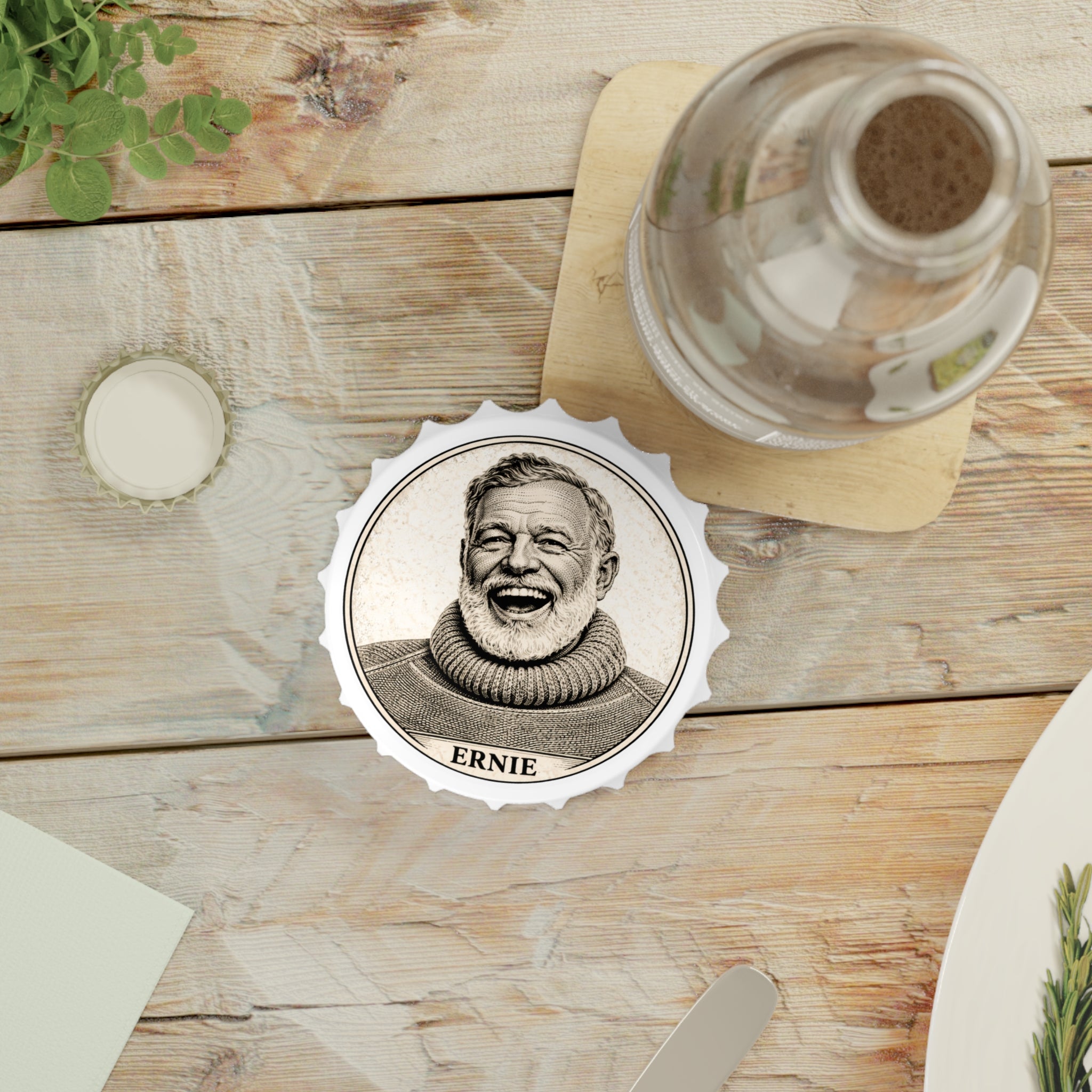 Crack One with Ernie -- Magnetic Bottle Opener — The Author's Tavern
