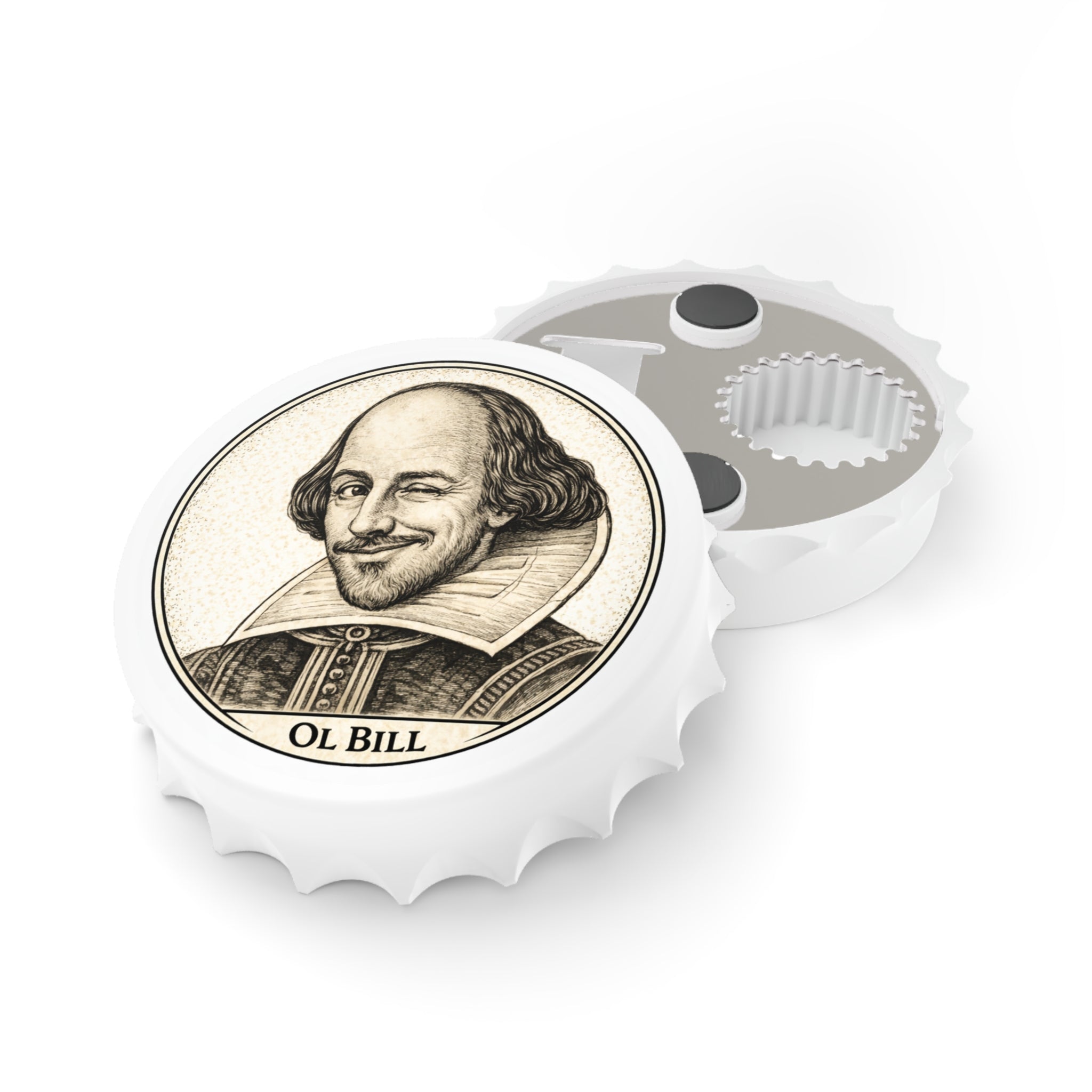 Crack One with Ol Bill -- Magnetic Bottle Opener — The Author's Tavern