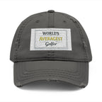 World's Averagest Golfer Distressed Dad Hat
