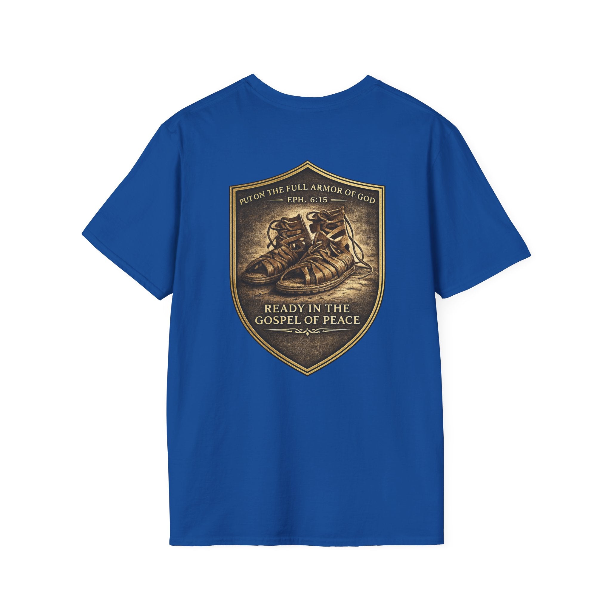 The Armor — Ephesians 6:15 Tee   In Plain Clothes | Softstyle Shirt
