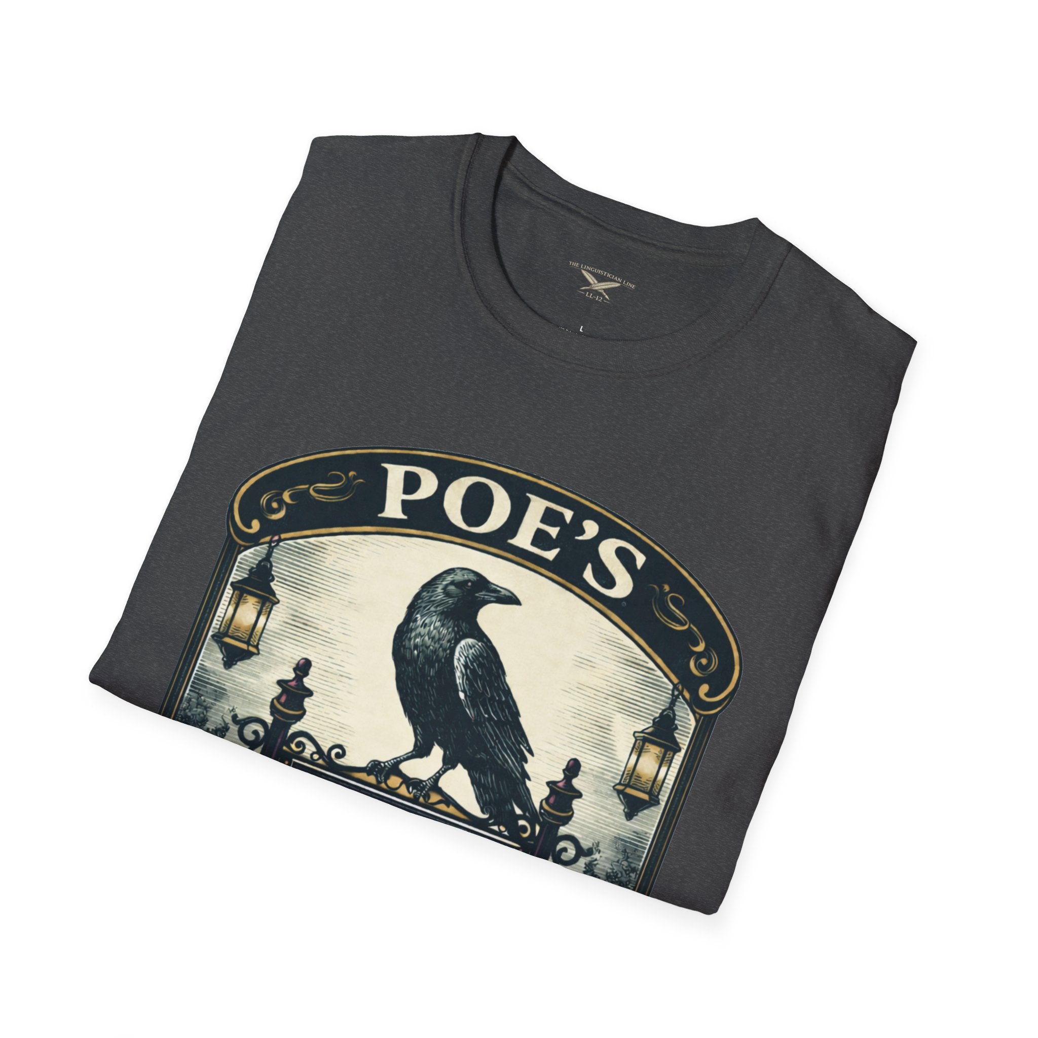 Poe’s Bird Sanctuary T-Shirt – Vintage Literary Humor Tee