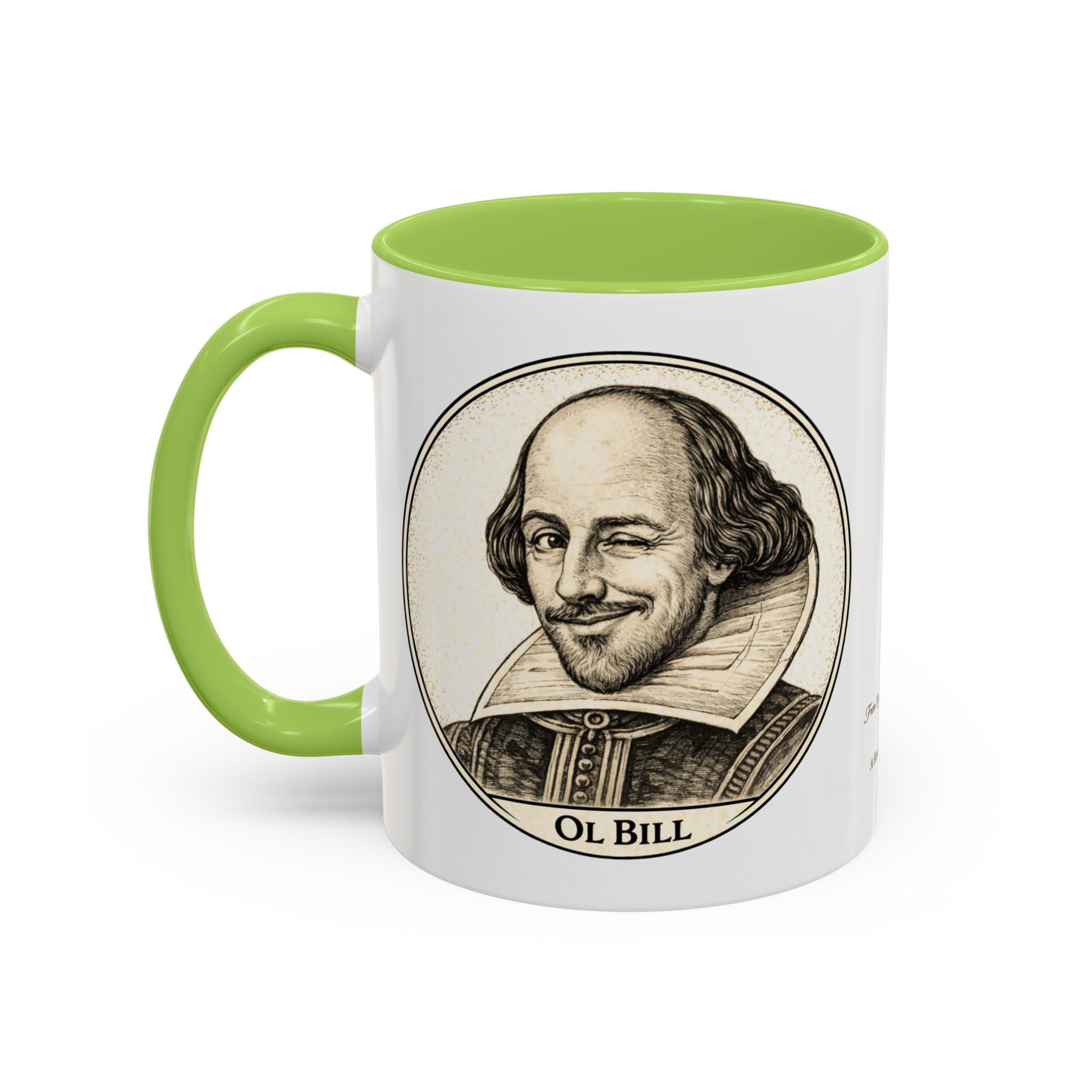 Shakespeare -- The Bard & Ol Bill -- Ceramic Mug