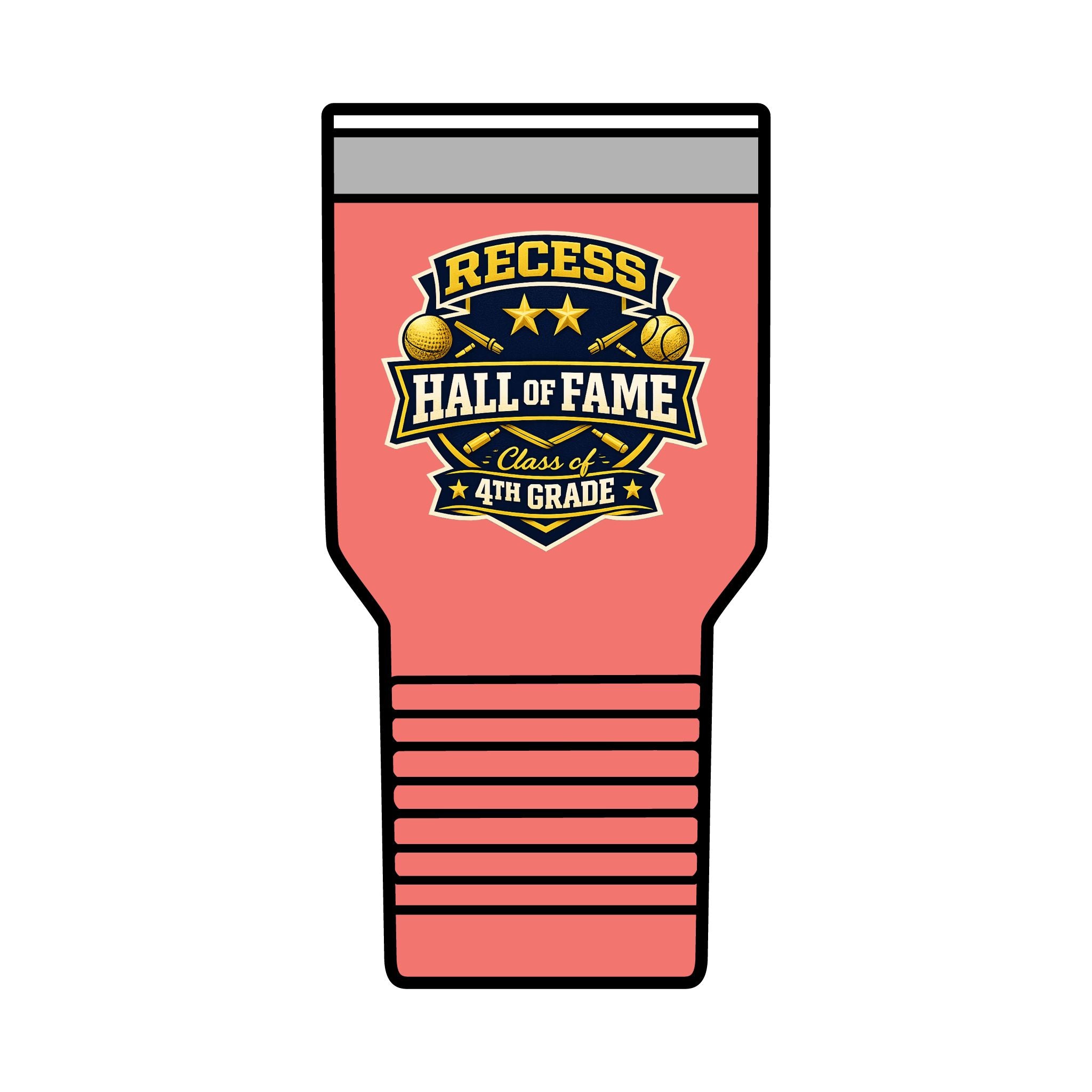 Recess Hall of Fame 30oz Insulated Tumbler — Class of 4th Grade