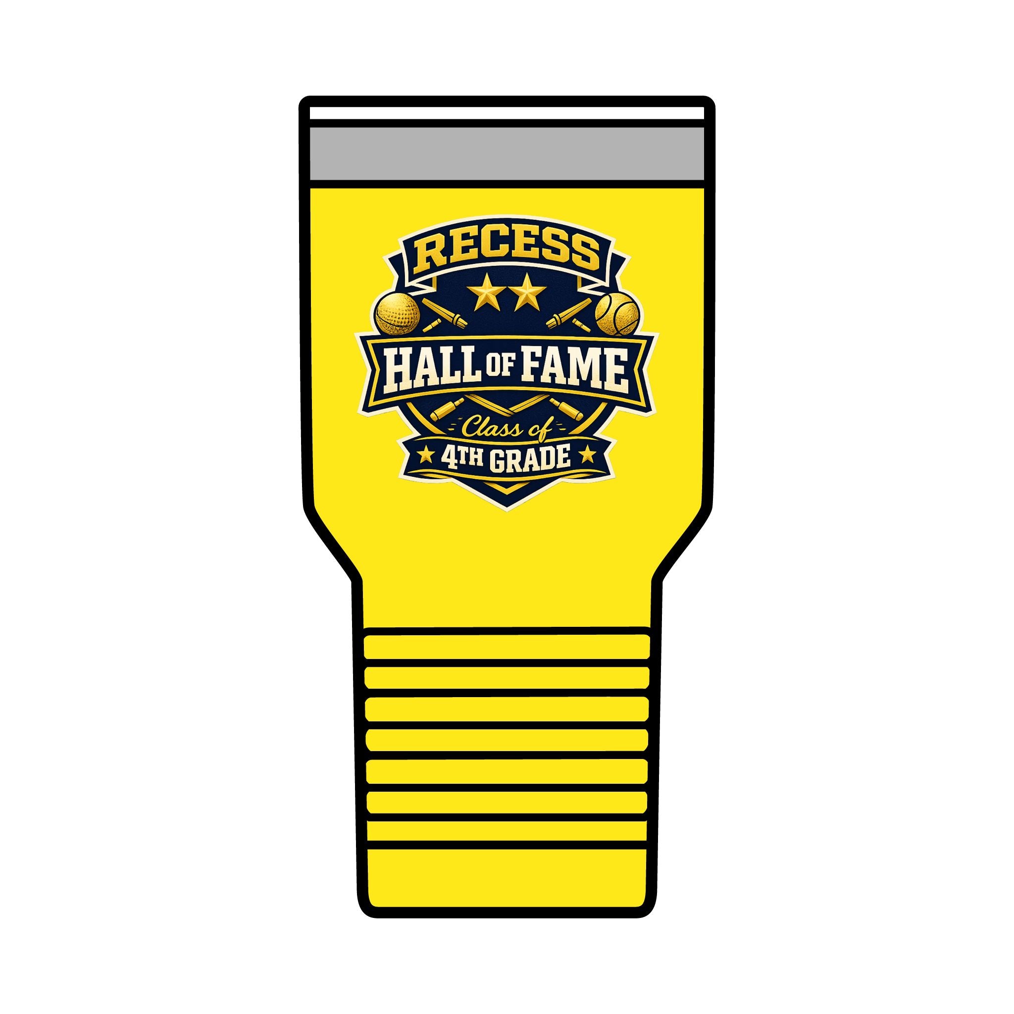 Recess Hall of Fame 30oz Insulated Tumbler — Class of 4th Grade