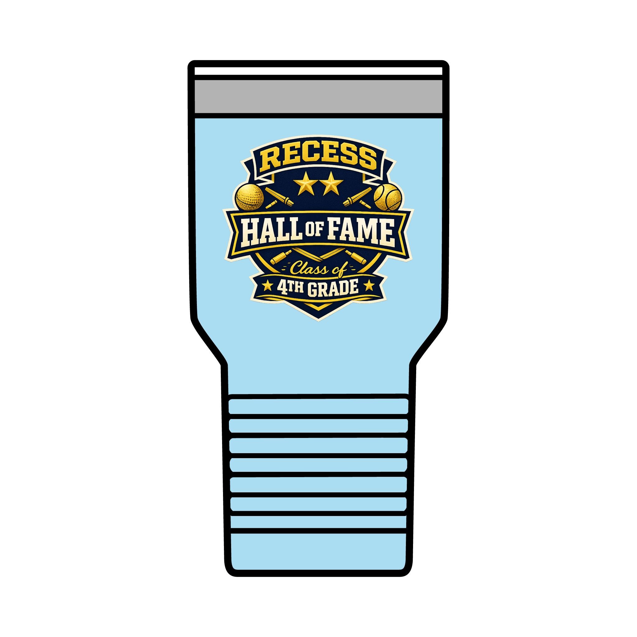 Recess Hall of Fame 30oz Insulated Tumbler — Class of 4th Grade