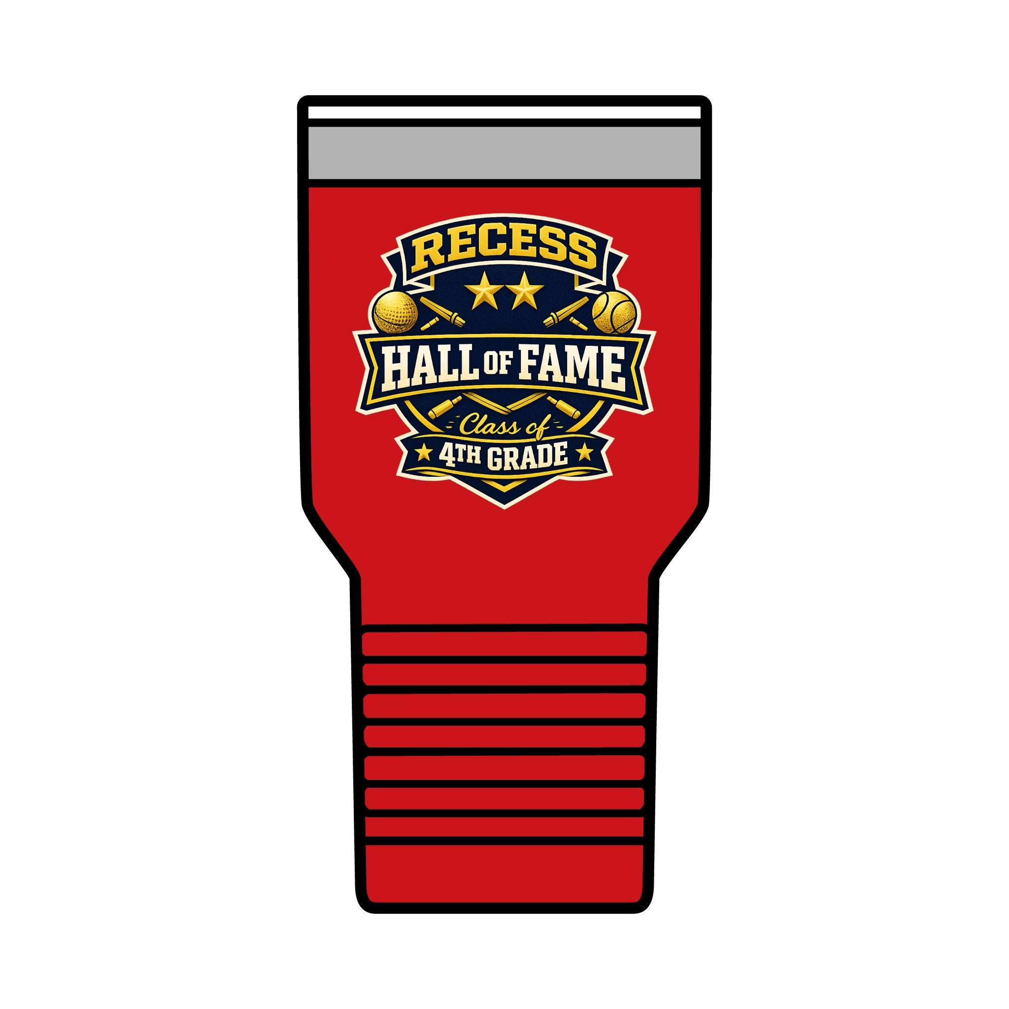 Recess Hall of Fame 30oz Insulated Tumbler — Class of 4th Grade