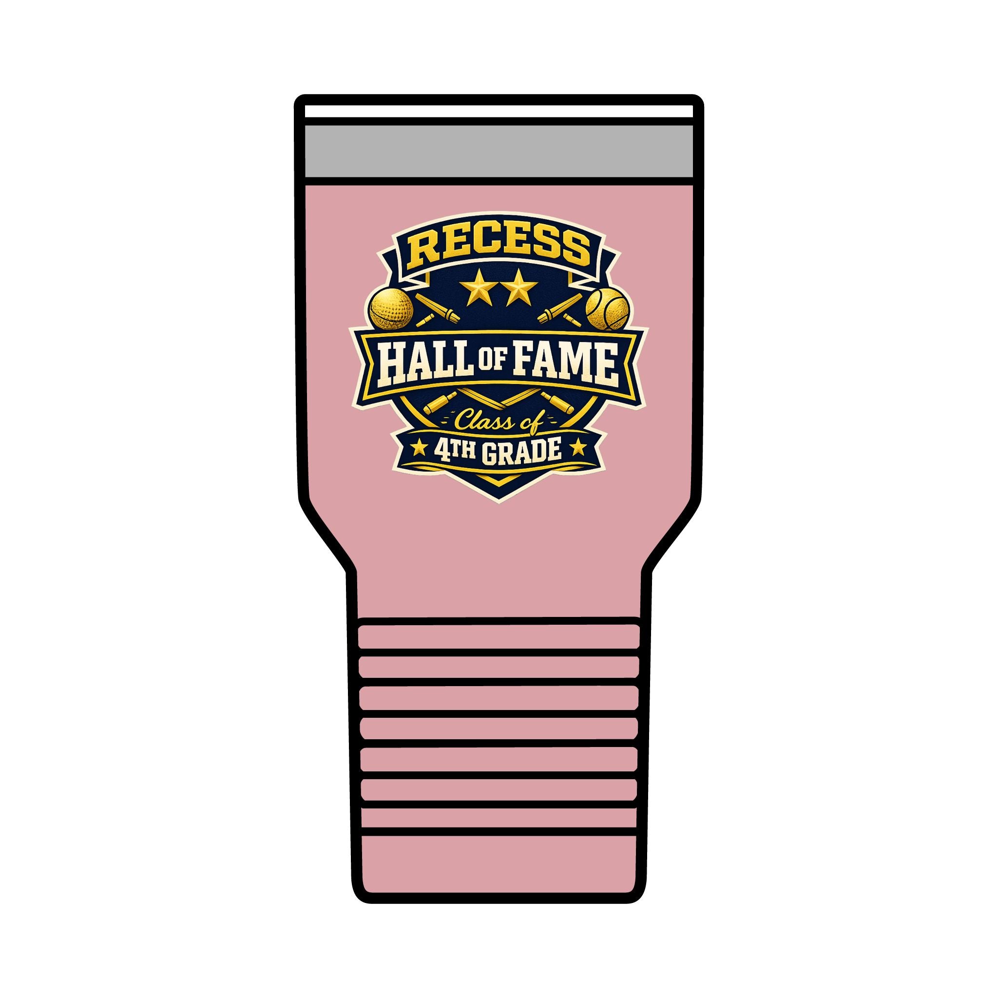 Recess Hall of Fame 30oz Insulated Tumbler — Class of 4th Grade