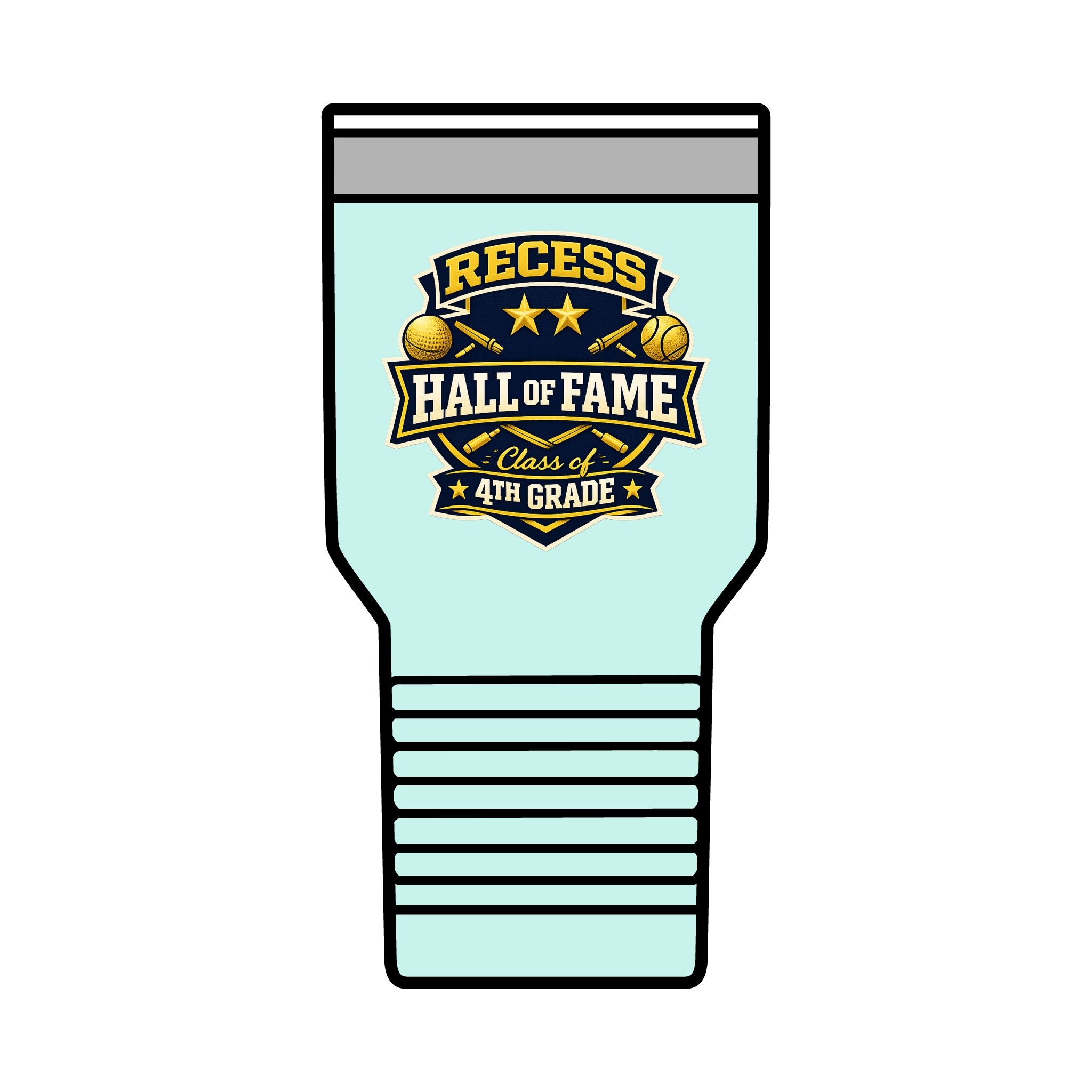 Recess Hall of Fame 30oz Insulated Tumbler — Class of 4th Grade