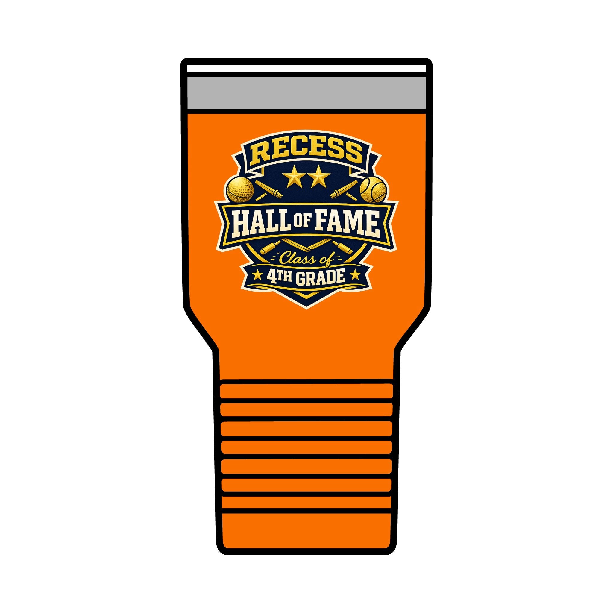 Recess Hall of Fame 30oz Insulated Tumbler — Class of 4th Grade