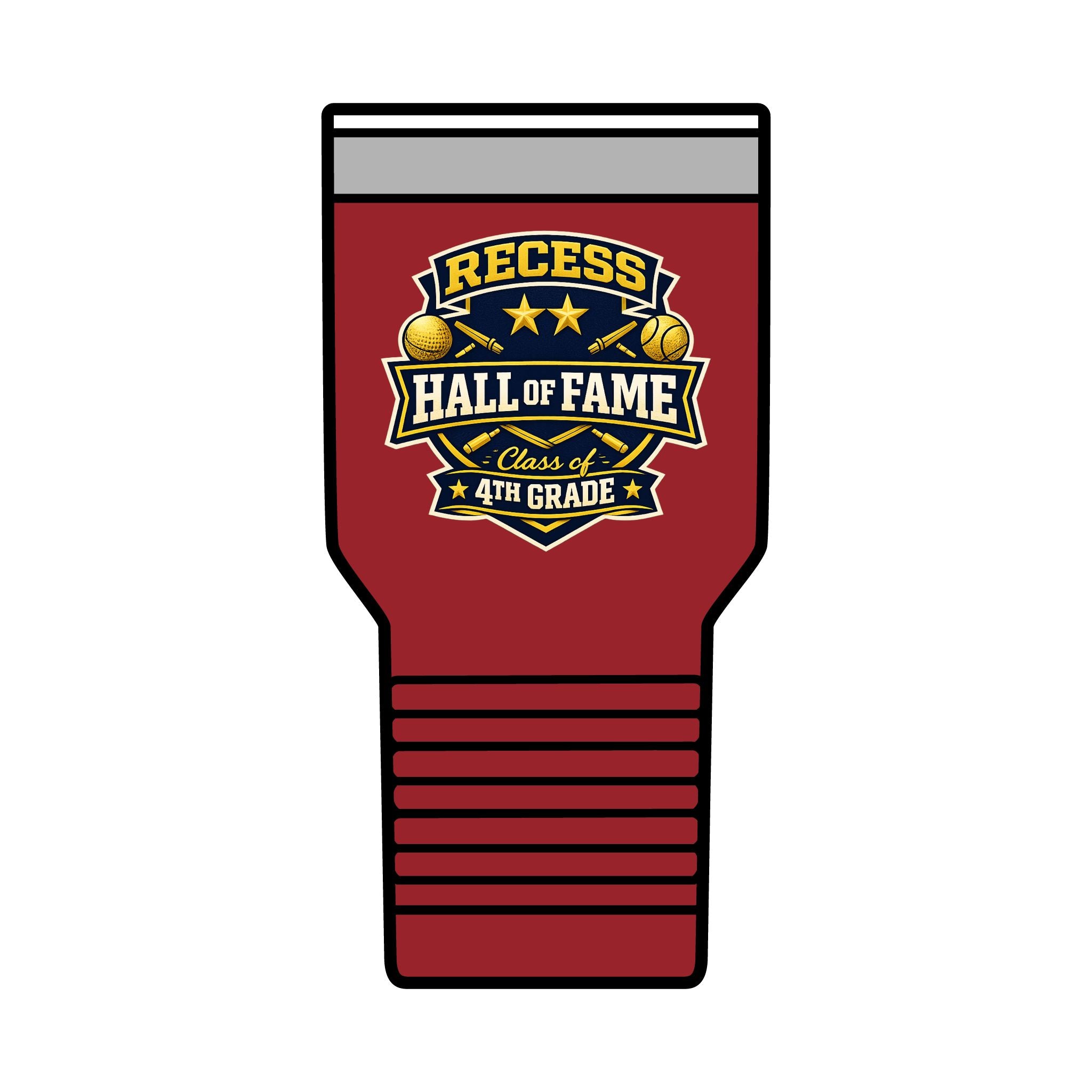 Recess Hall of Fame 30oz Insulated Tumbler — Class of 4th Grade