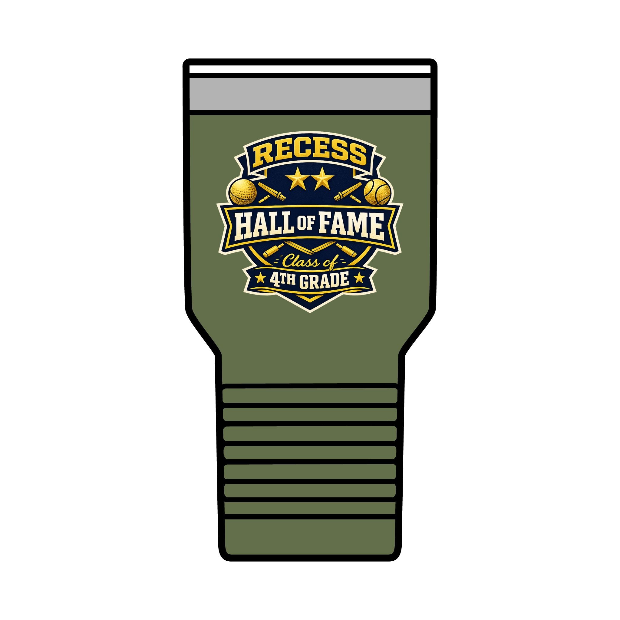 Recess Hall of Fame 30oz Insulated Tumbler — Class of 4th Grade