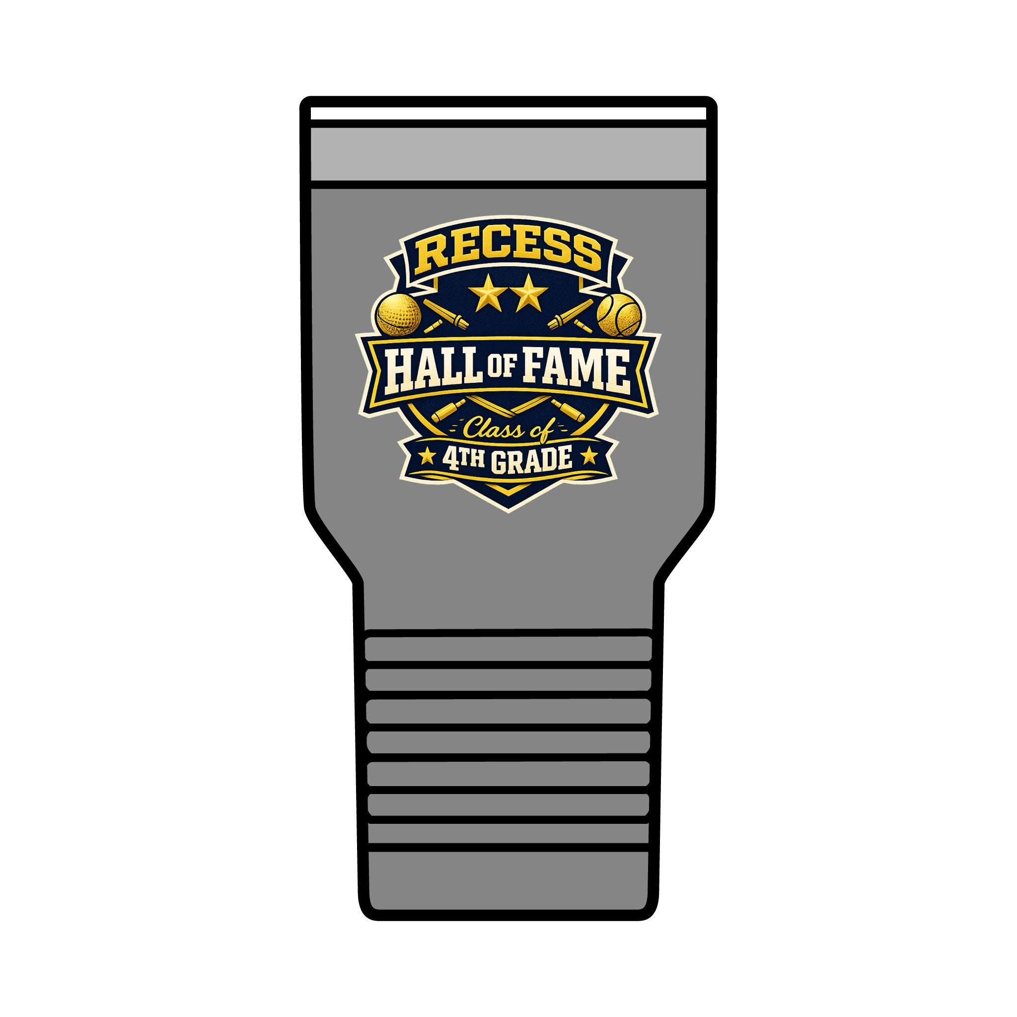 Recess Hall of Fame 30oz Insulated Tumbler — Class of 4th Grade
