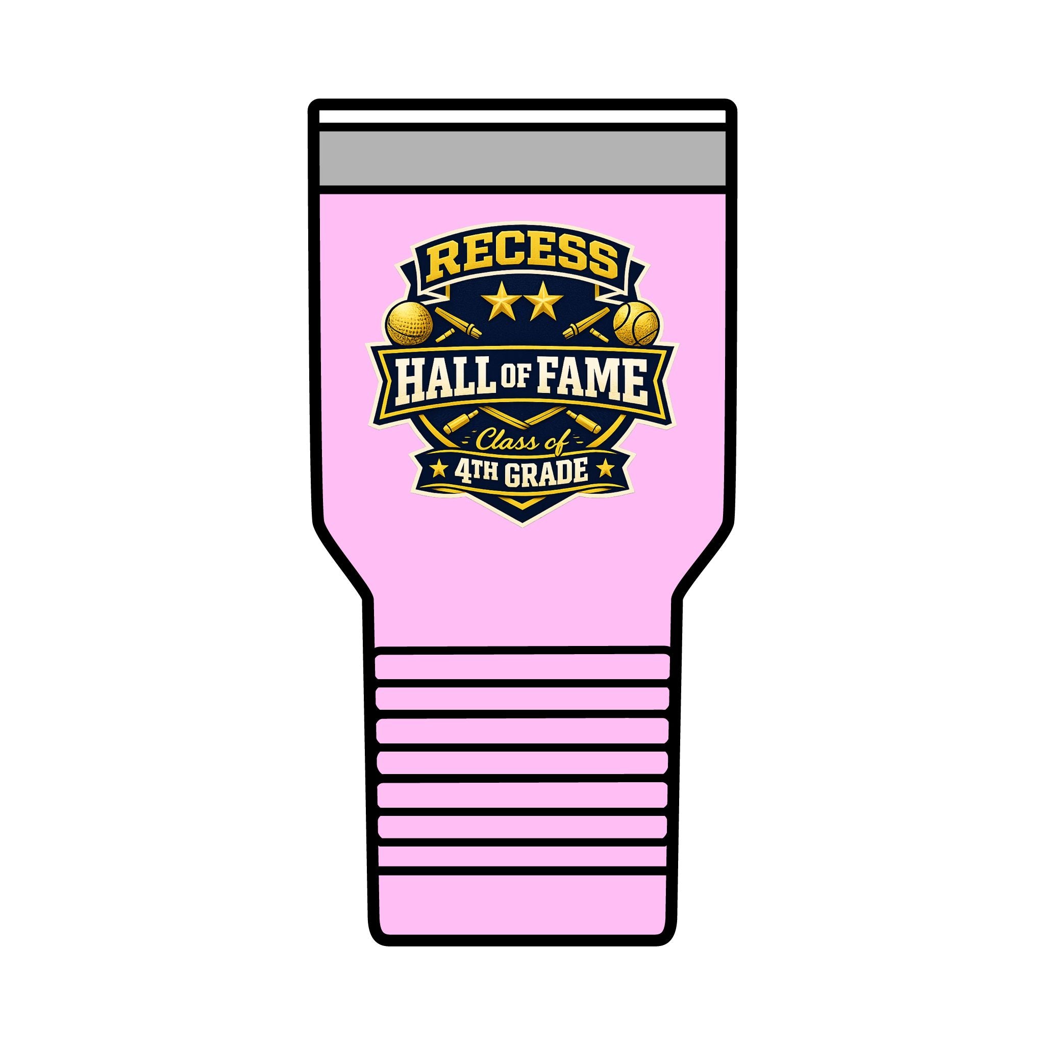 Recess Hall of Fame 30oz Insulated Tumbler — Class of 4th Grade