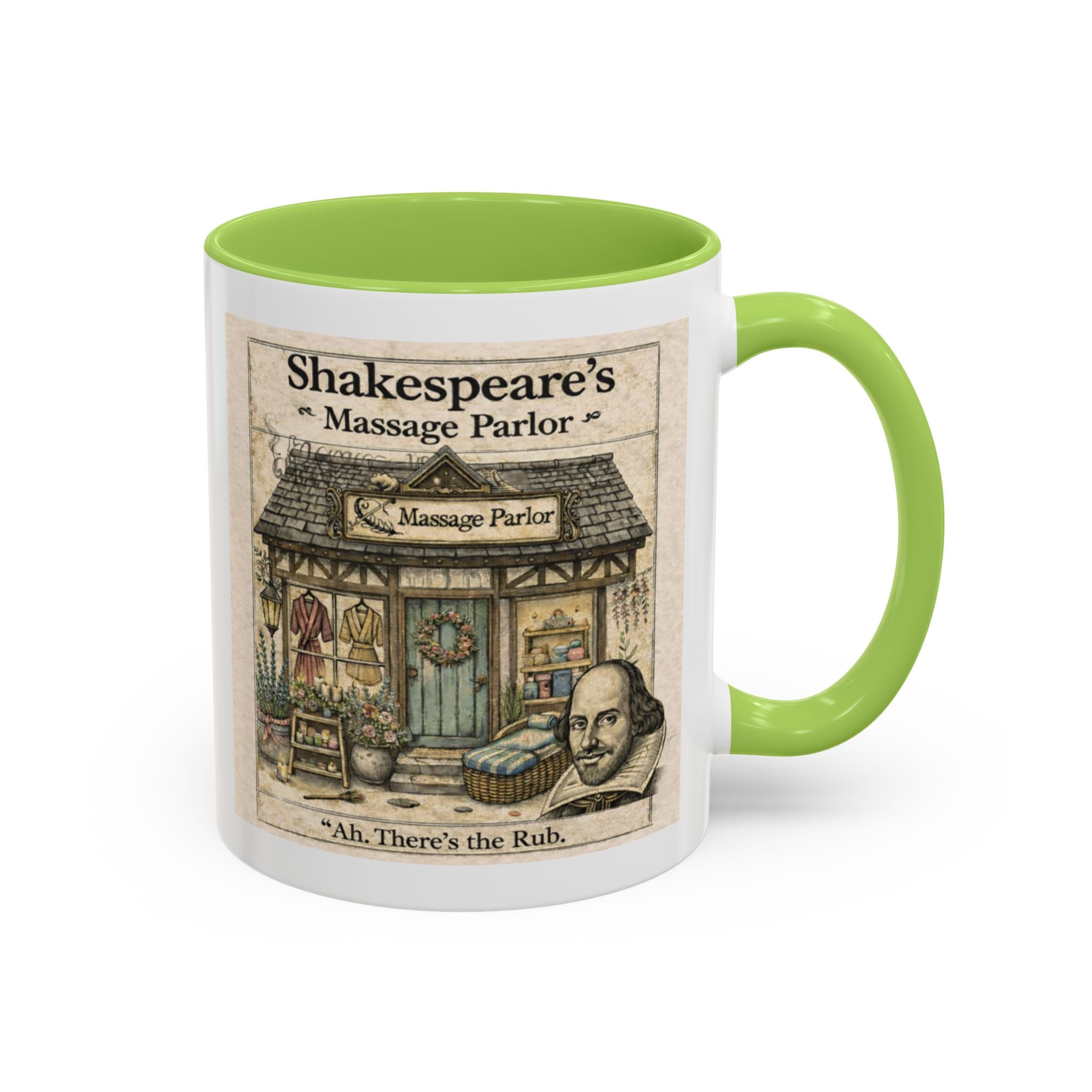 Shakespeare's Massage Parlor Mug