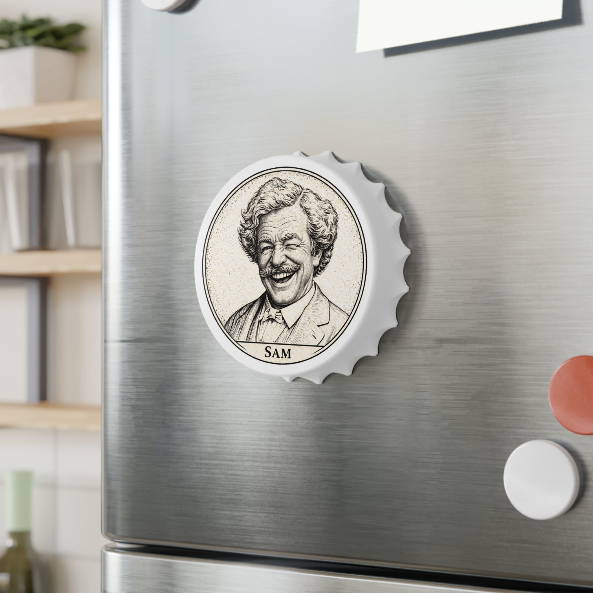 Crack One with Sam -- Magnetic Bottle Opener — The Author's Tavern
