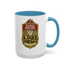 Keeper of the Sacred Shears Coffee Mug — Funny Barber/Hairstylist Gift (11/15oz)
