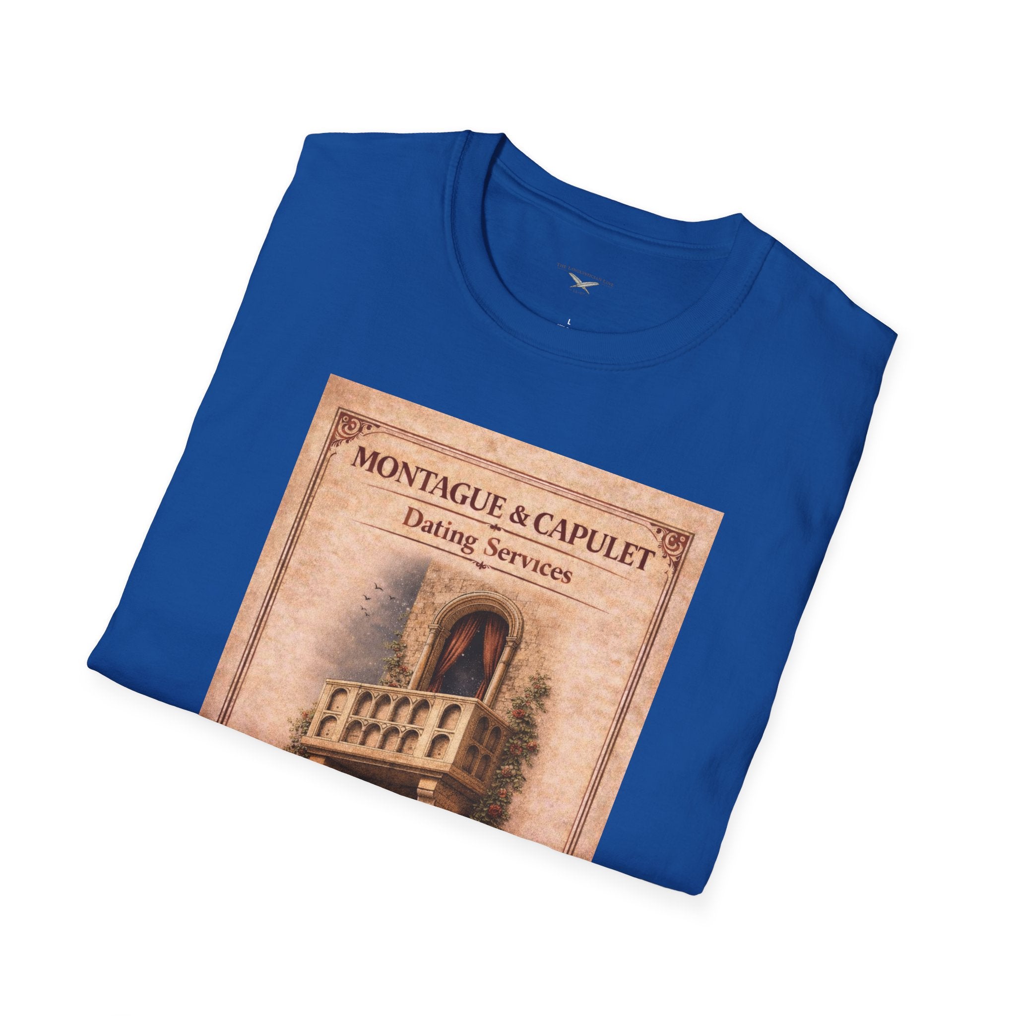 Montague & Capulet Dating Services T-Shirt – Vintage Literary Humor Tee