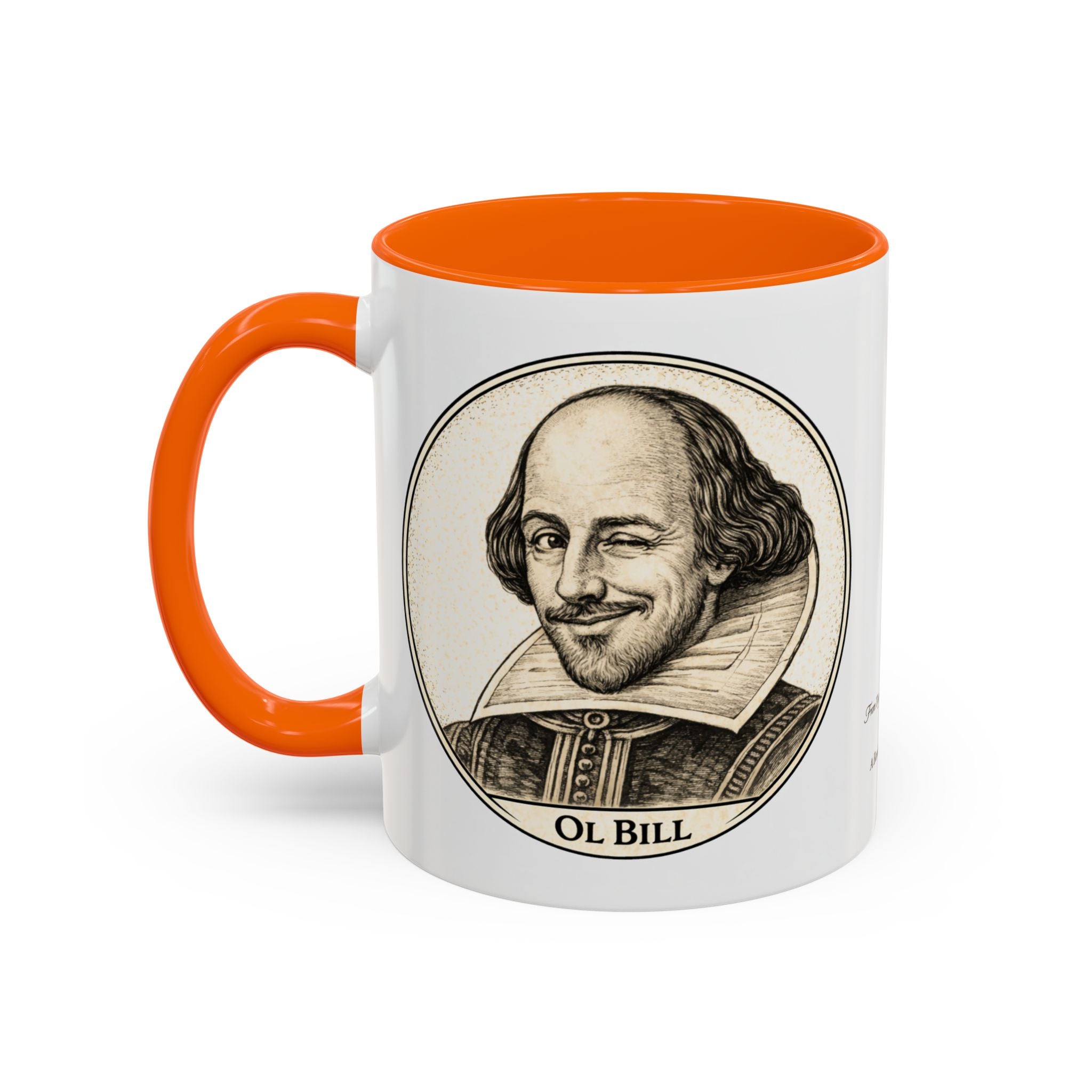 Shakespeare -- The Bard & Ol Bill -- Ceramic Mug