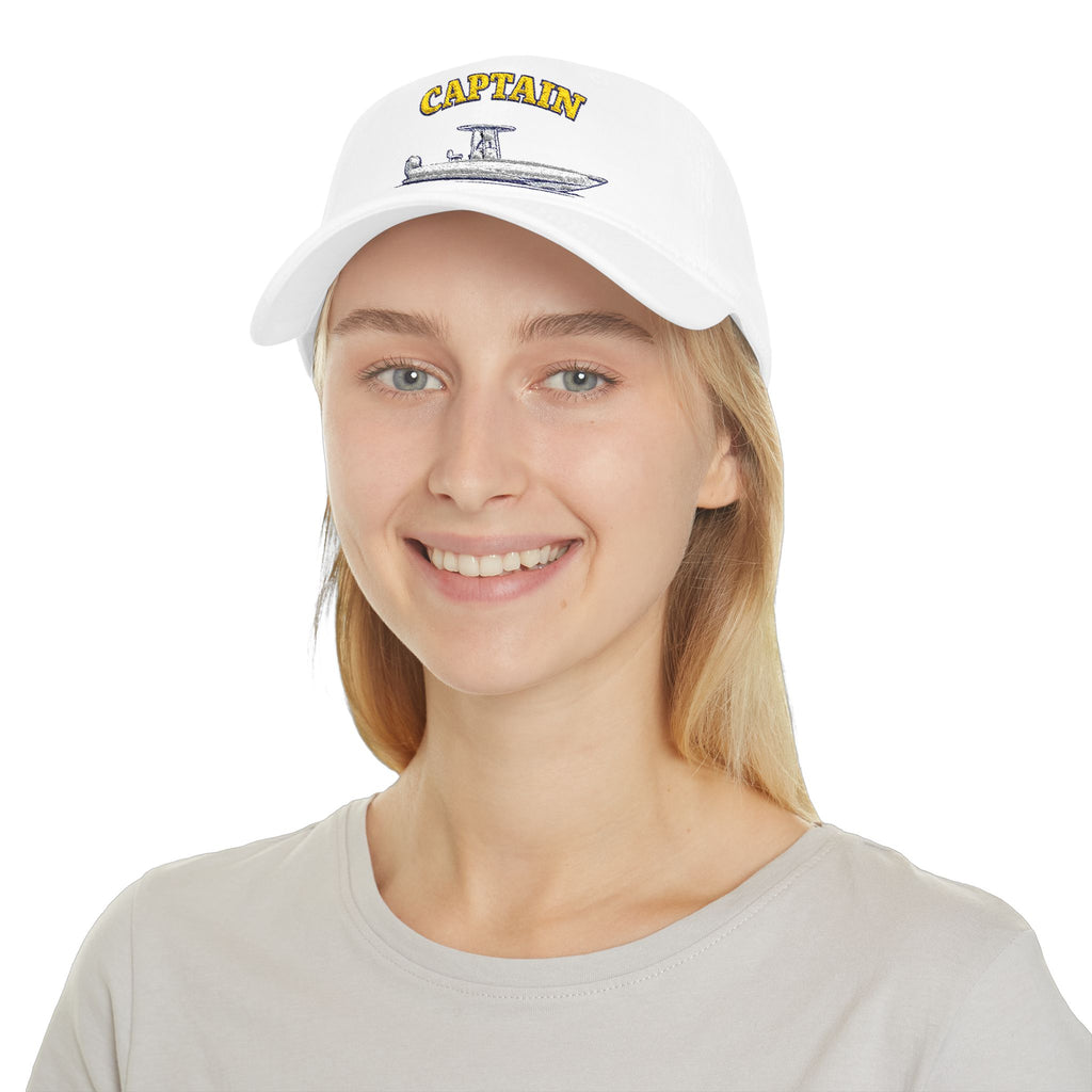 Center Console Captain Hat -- Low Profile Baseball Cap