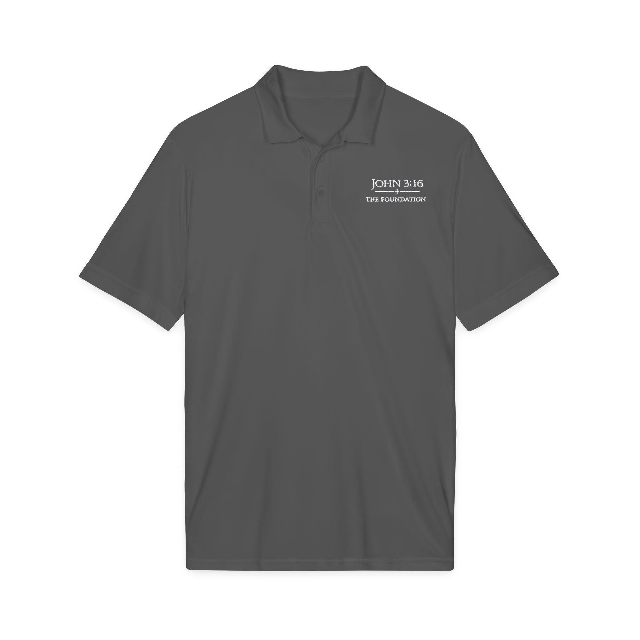 John 3:16 — Embroidered Polo  The Foundation Collection