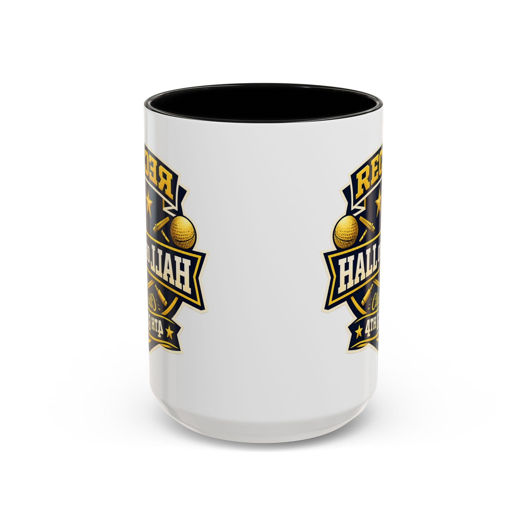 Recess Hall of Fame Coffee Mug — Class of 4th Grade Accent Mug (11/15oz)