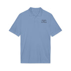 MATT 28:6 -- Embroidered Dress Polo  In Plain Clothes (Light Colors)