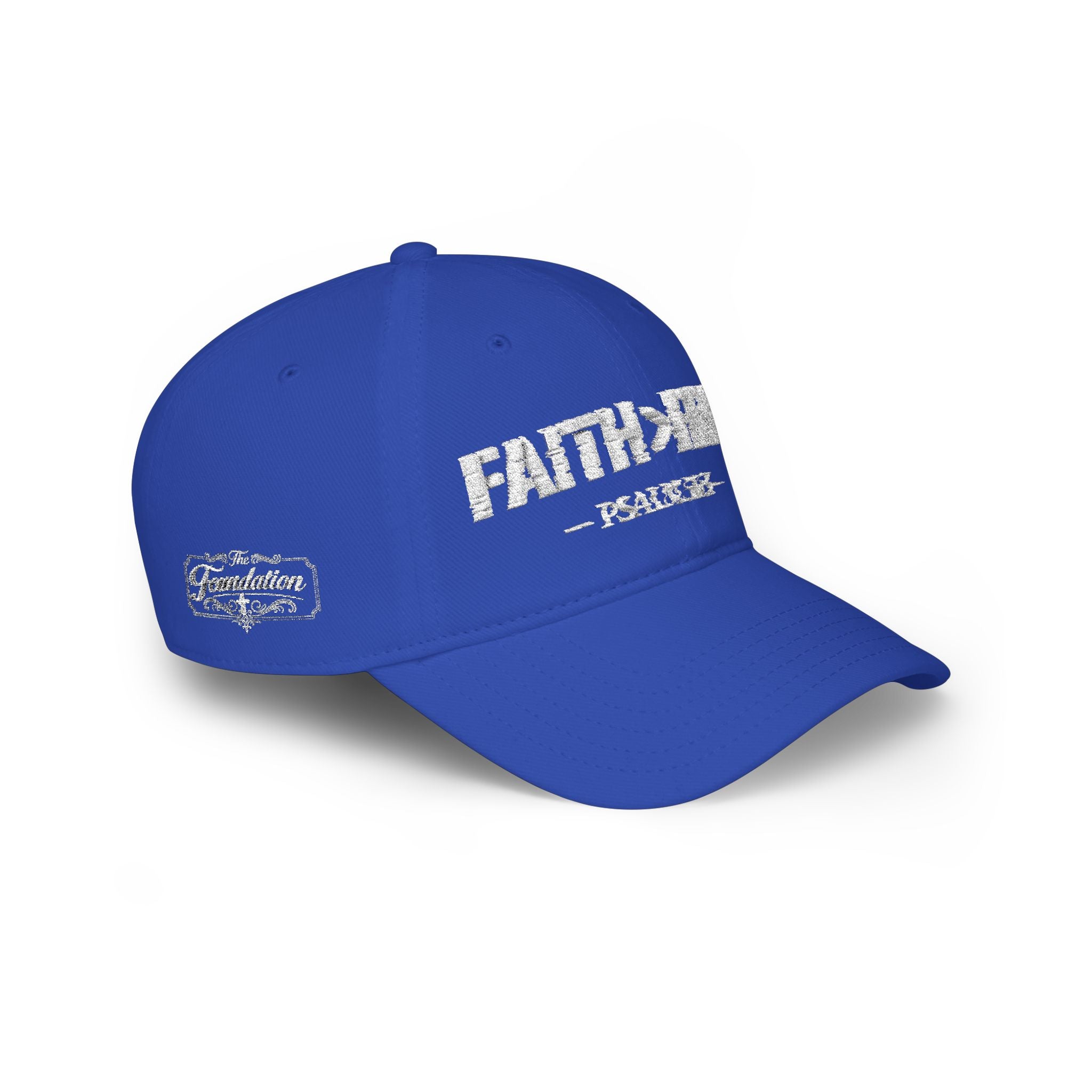 Faith > Fear — Psalm 56:3 — Embroidered Cap | The Foundation Collection (Dark Colors)
