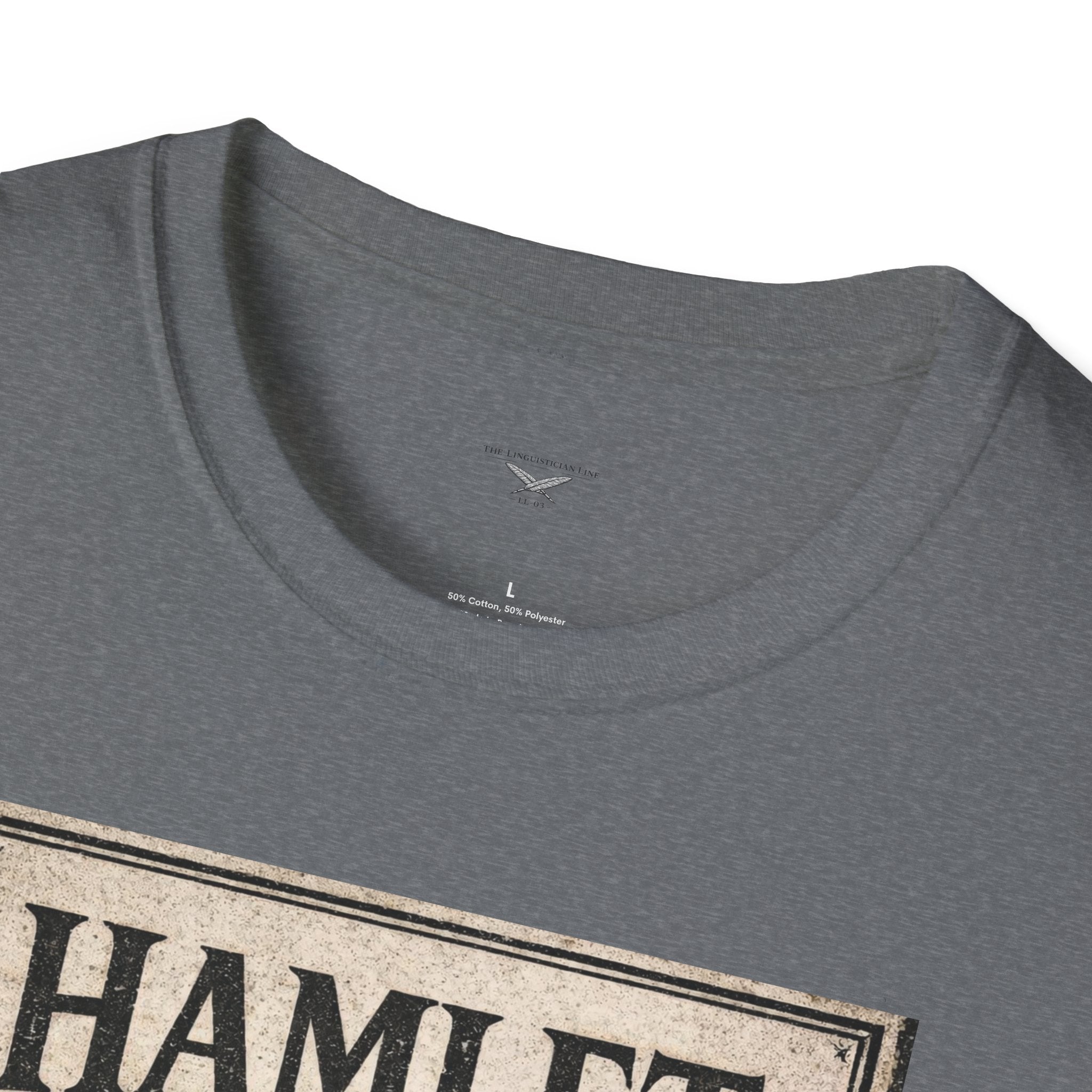 Hamlet Skull & Sexton Services T-Shirt — Vintage Literary Humor Tee