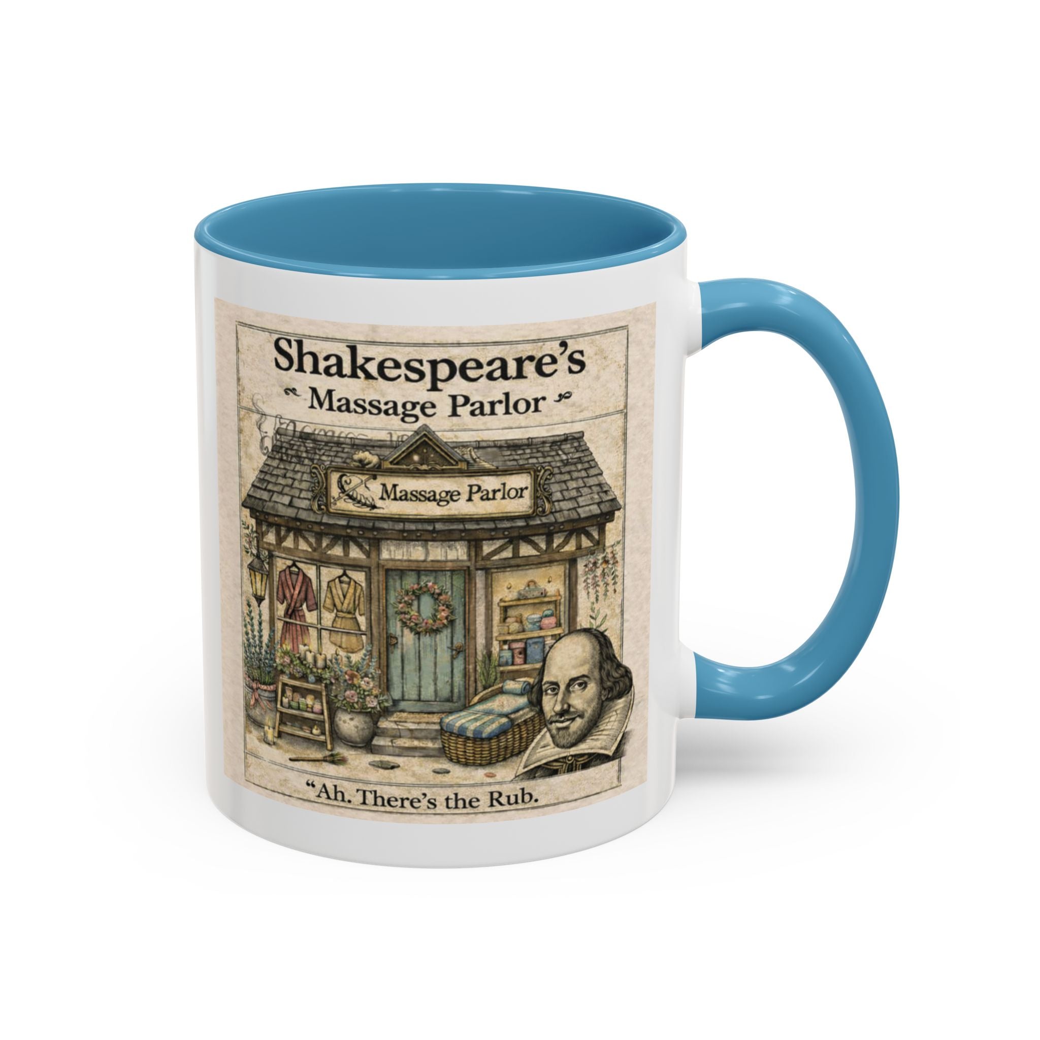Shakespeare's Massage Parlor Mug