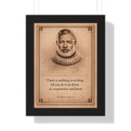 Hemingway — Framed Vintage Literary Print — The Author’s Gallery