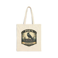 Poe's Bird Sanctuary Canvas Carry-All -- Vintage Literary Humor