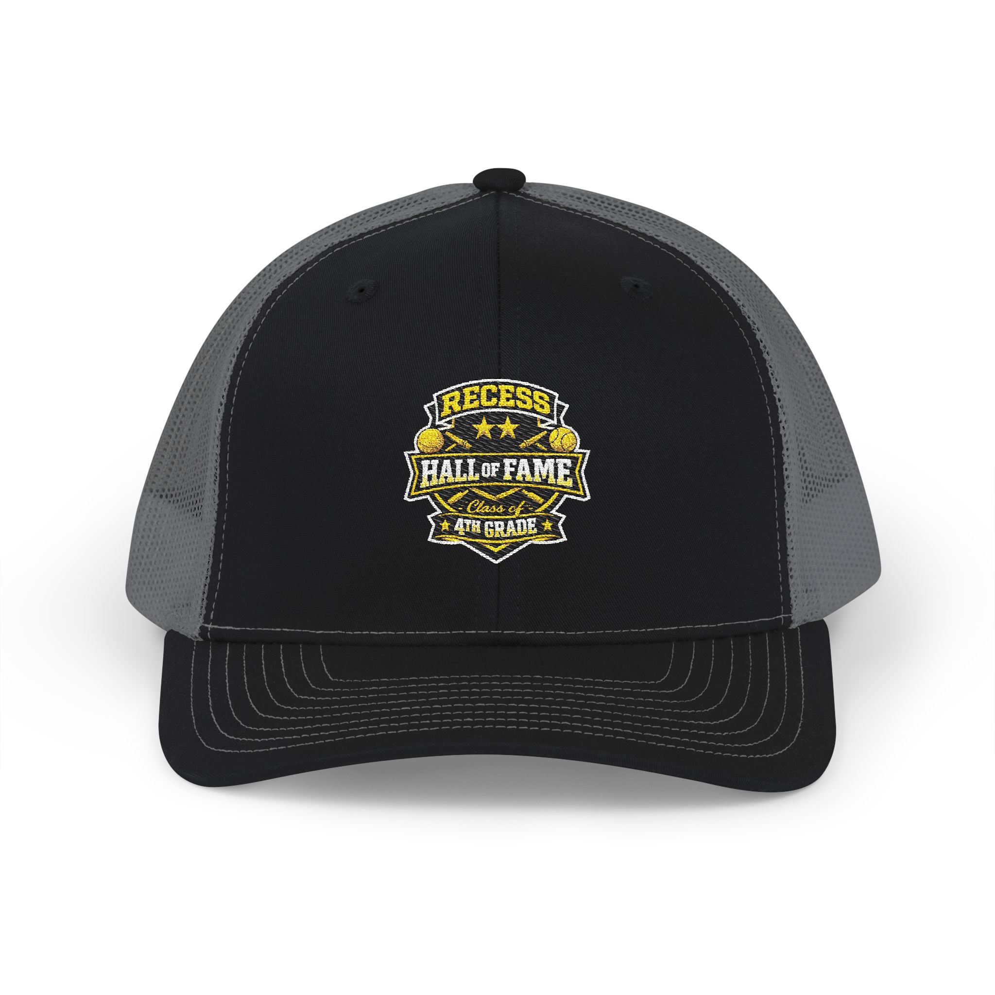 Recess Hall Of Fame, Class of Fourth Grade -- Embroidered Trucker Cap