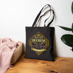 Glue Gun Duchess Tote Bag — "It's Still Hot!" Cotton Canvas Crafting Tote