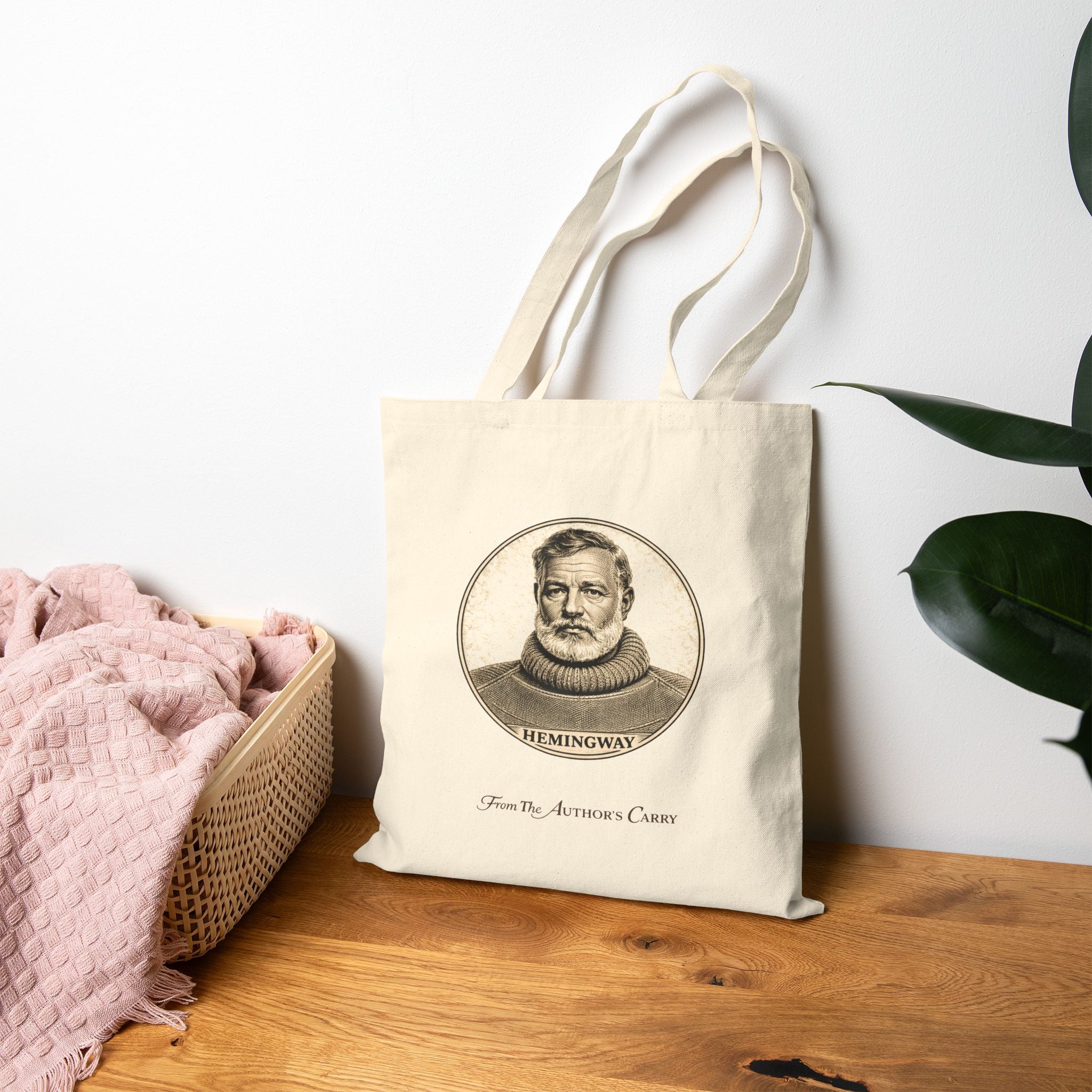 Hemingway — The Sportsman & Ernie — Canvas Carry-All